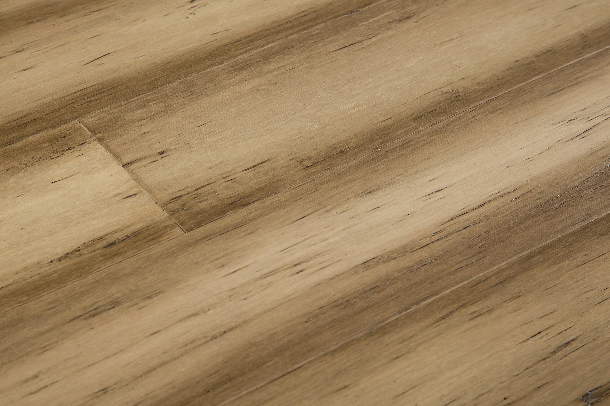 Yanchi Wide Plank T G Solid Strand Woven Bamboo Flooring Weathered