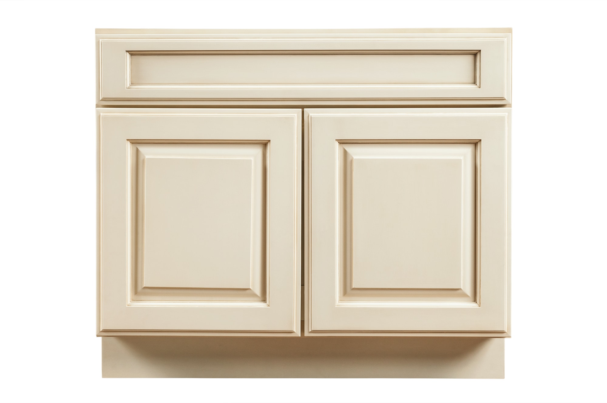 Antique White / 42"x21"x31.5" / Raised Panel / Painted Bathroom Vanity Cabinets - Vintage Collection 0