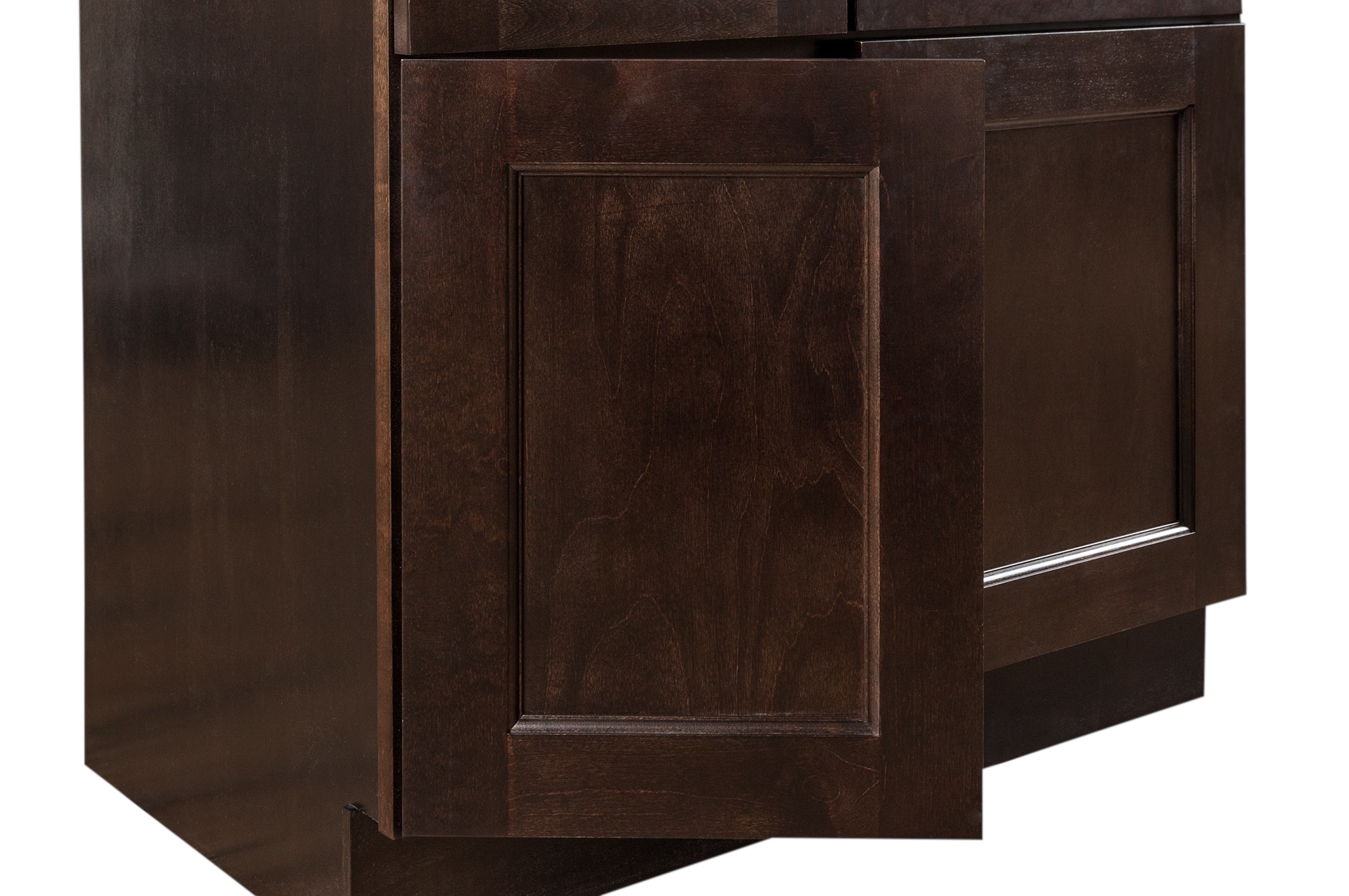 Espresso / 42"x21"x31.5" / Flat Panel / Stained Bathroom Vanity Cabinets - Modern Collection 0