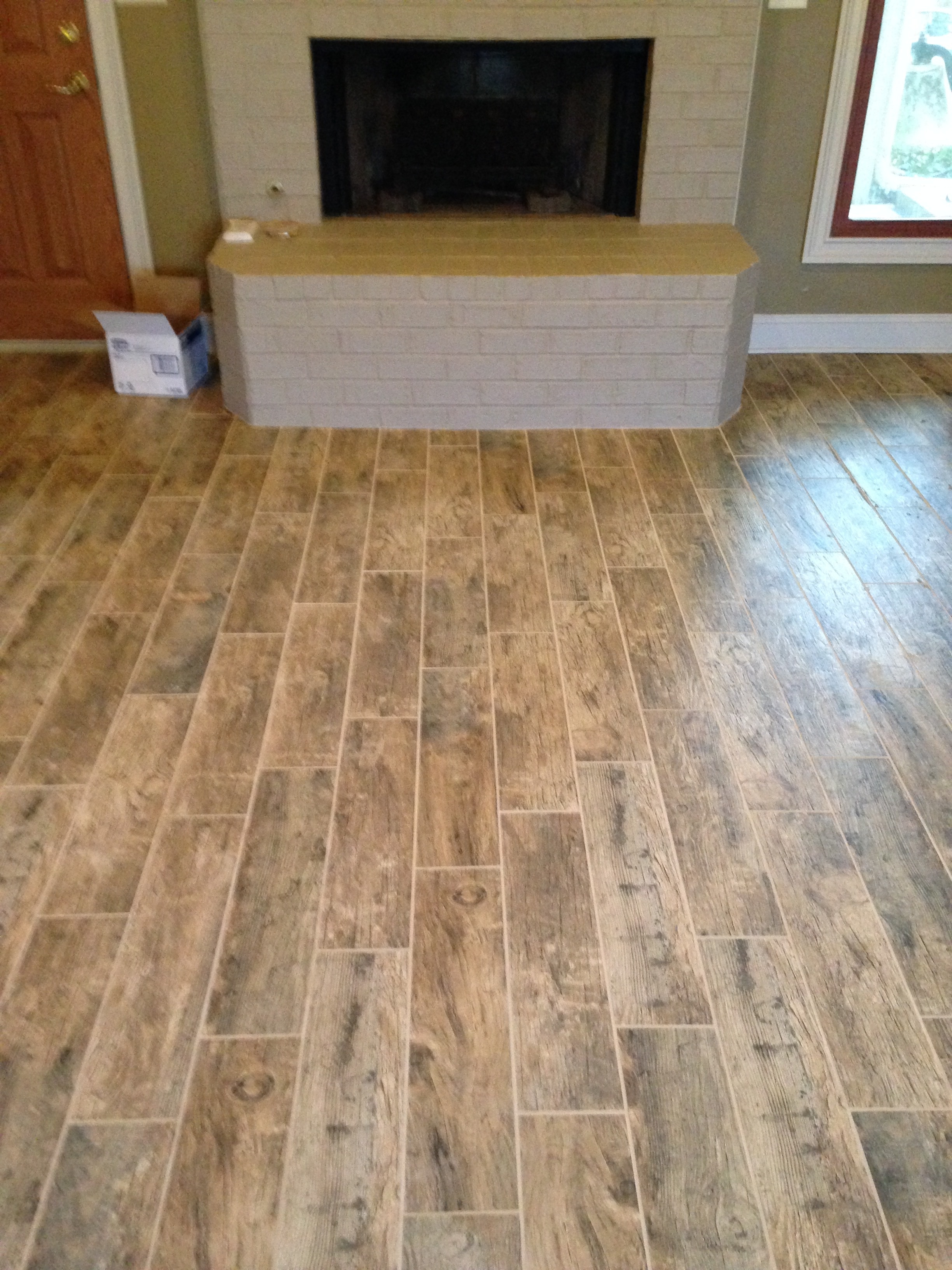 Free Samples Cabot Porcelain Tile Redwood Series Natural 6 X24