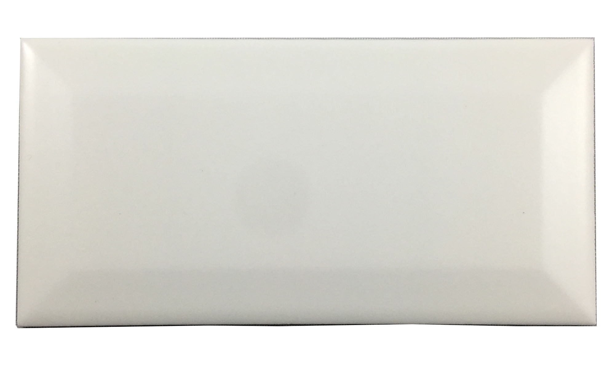 White Beveled / 3"x6" / Matt Subway Tile 0