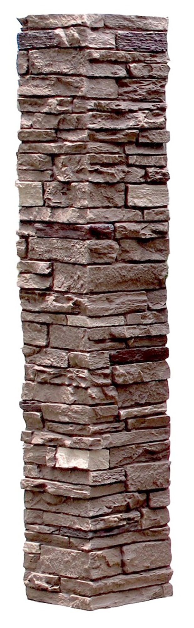 Sienna / Slatestone Faux Stone - 2 Piece Railing Post Covers 0