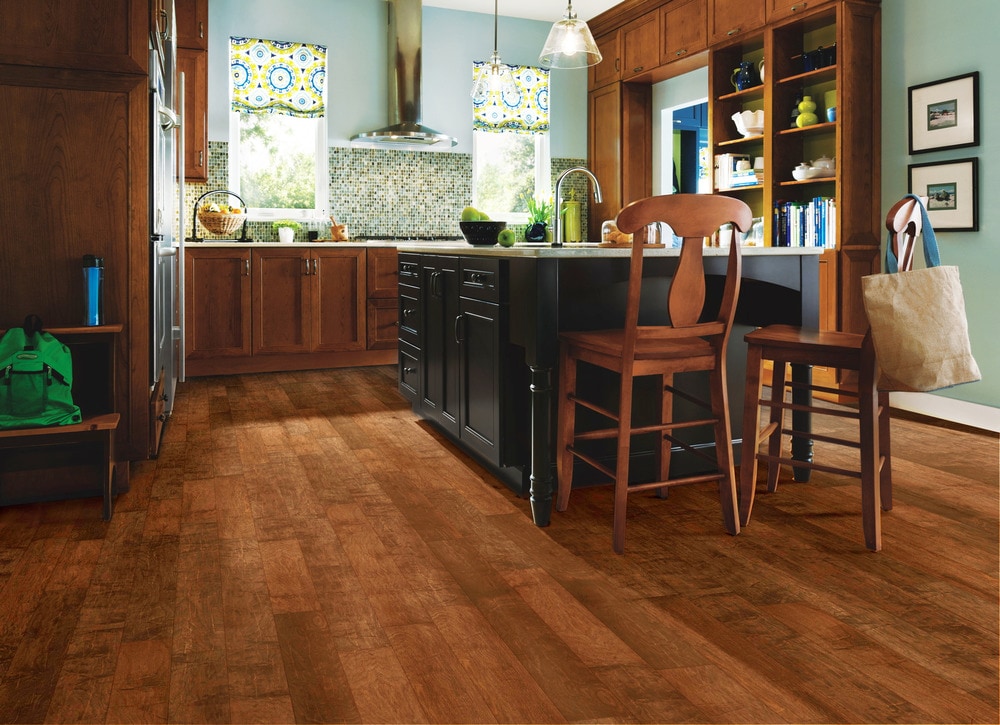 Jasper Engineered Hardwood Hickory Low Gloss Scrape Warm Brown