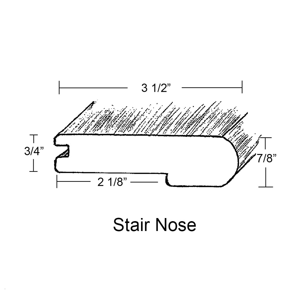 Fulton / Stair Nose / 96" x 3 1/2" x 3/8" Engineered Hardwood Moldings - Requieum Smooth Birch - Fulton 0