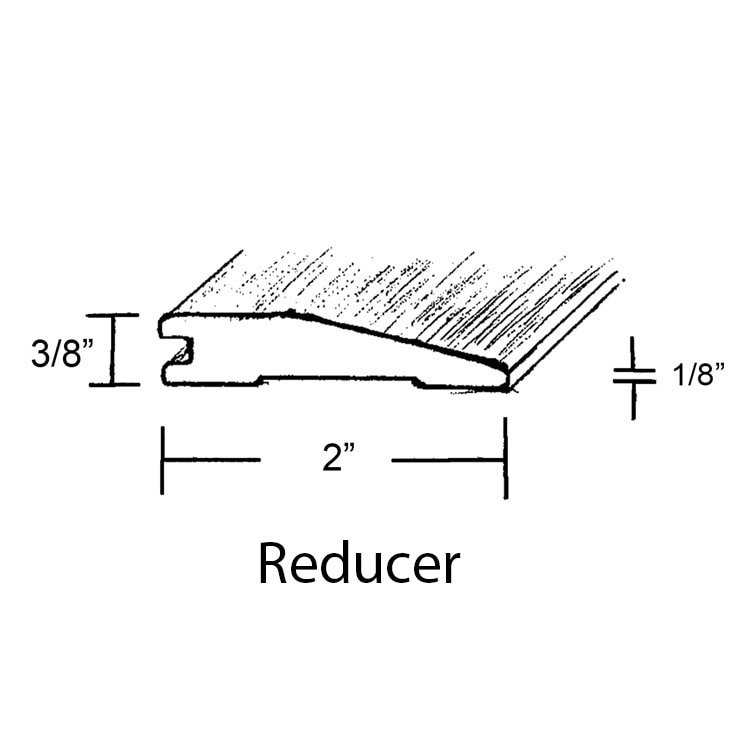Rochelle / Reducer / 84" x 2" x 3/8" Engineered Hardwood Moldings - Requieum Smooth Birch - Rochelle 0
