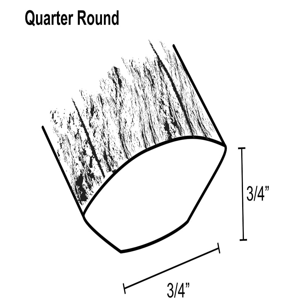 Rocky Mountain Maple / Quarter Round-3/4"x3/4"x95 1/2" Laminate Moldings - 12mm Mountain Range - Rocky Mountain Maple 0