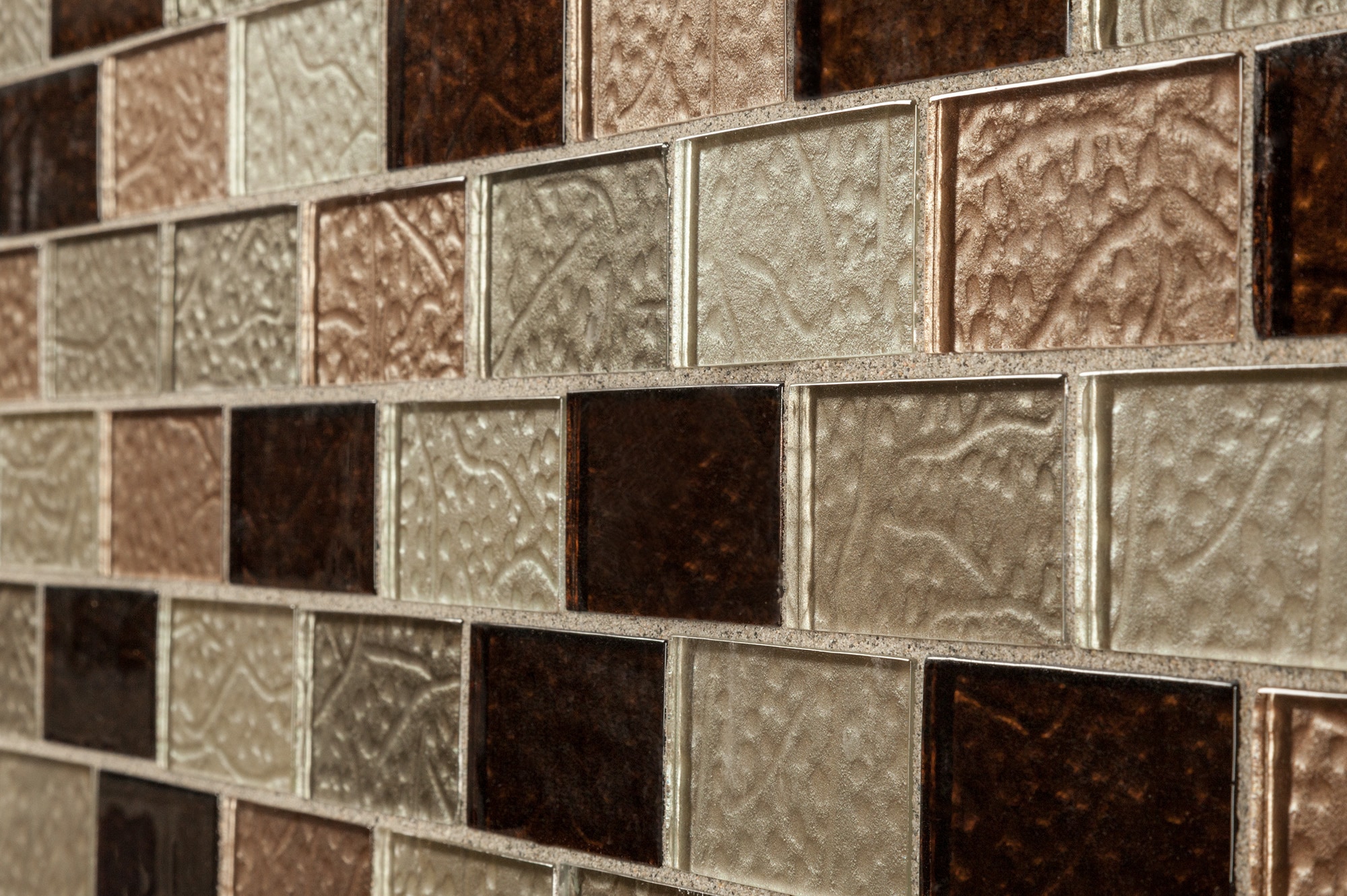 Ayres Blend Subway / 2"x4" Glass Mosaic - Crystalized Glass Blend Series 0