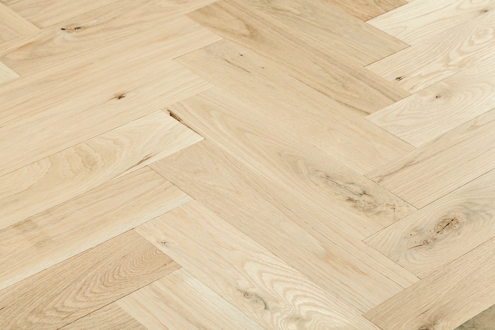 Tungston Tungston Plank Herringbone White Oak Flooring