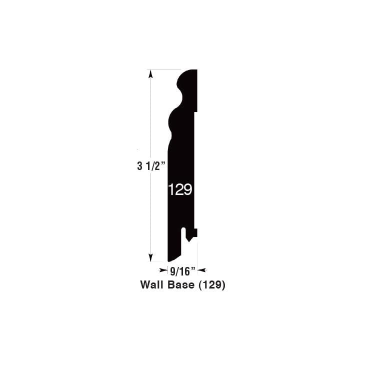 Estrela / Wall Base / 94" x 3 1/2" x 9/16" Evora Cork Moldings - Porto - Estrela 0