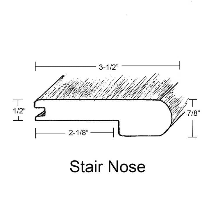 Coppertoned / Stair Nose / 96" x 3 1/2" x 1/2" Engineered Hardwood Moldings - Biltmore Classic - Coppertoned 0