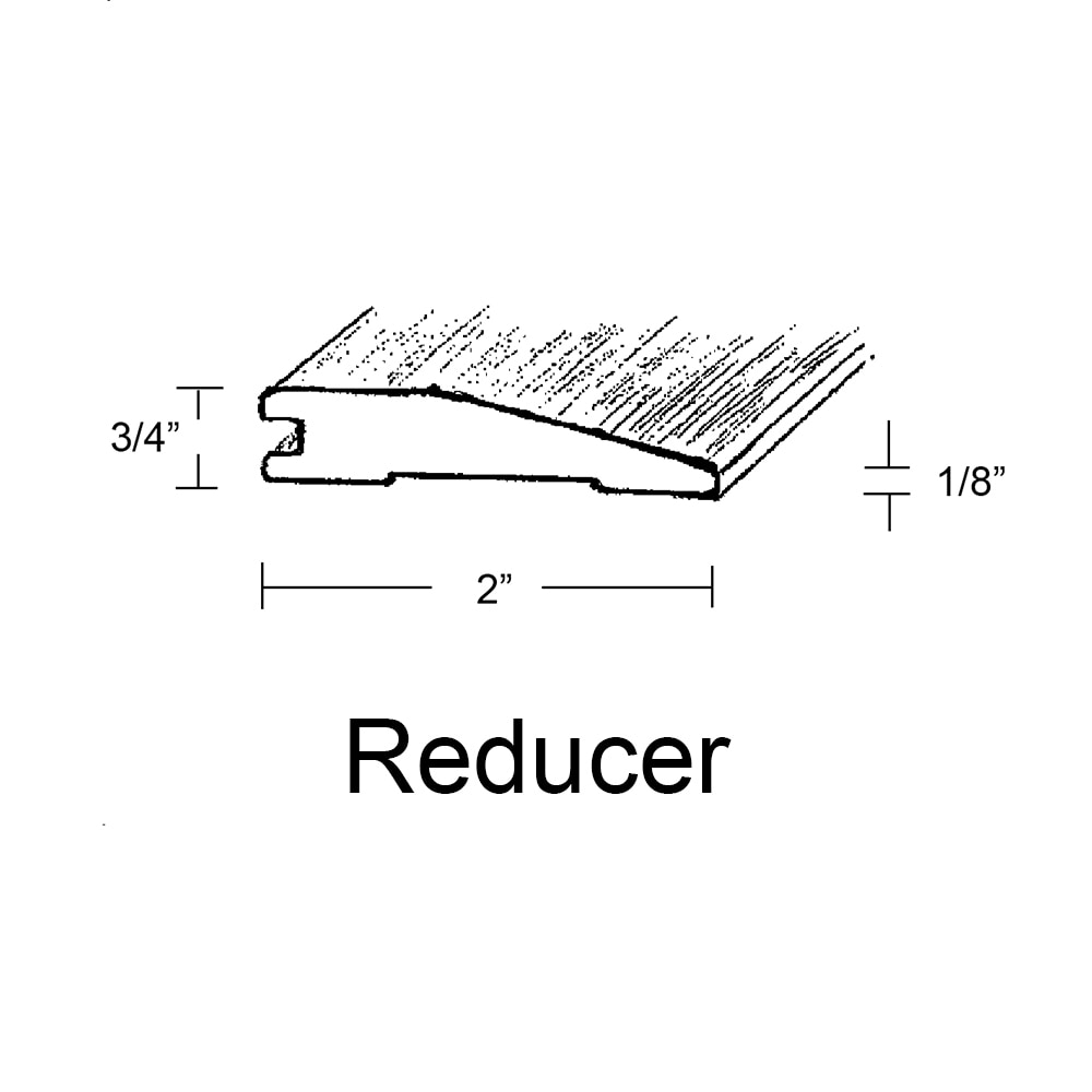Natural / Reducer / 84" x 2" x 3/4" Engineered Hardwood Moldings - Kingston - Natural 0