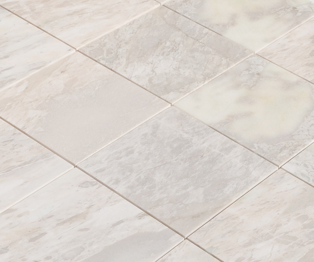 Izmir Marble Tile Bianco Leopard / 12"x12" / Polished