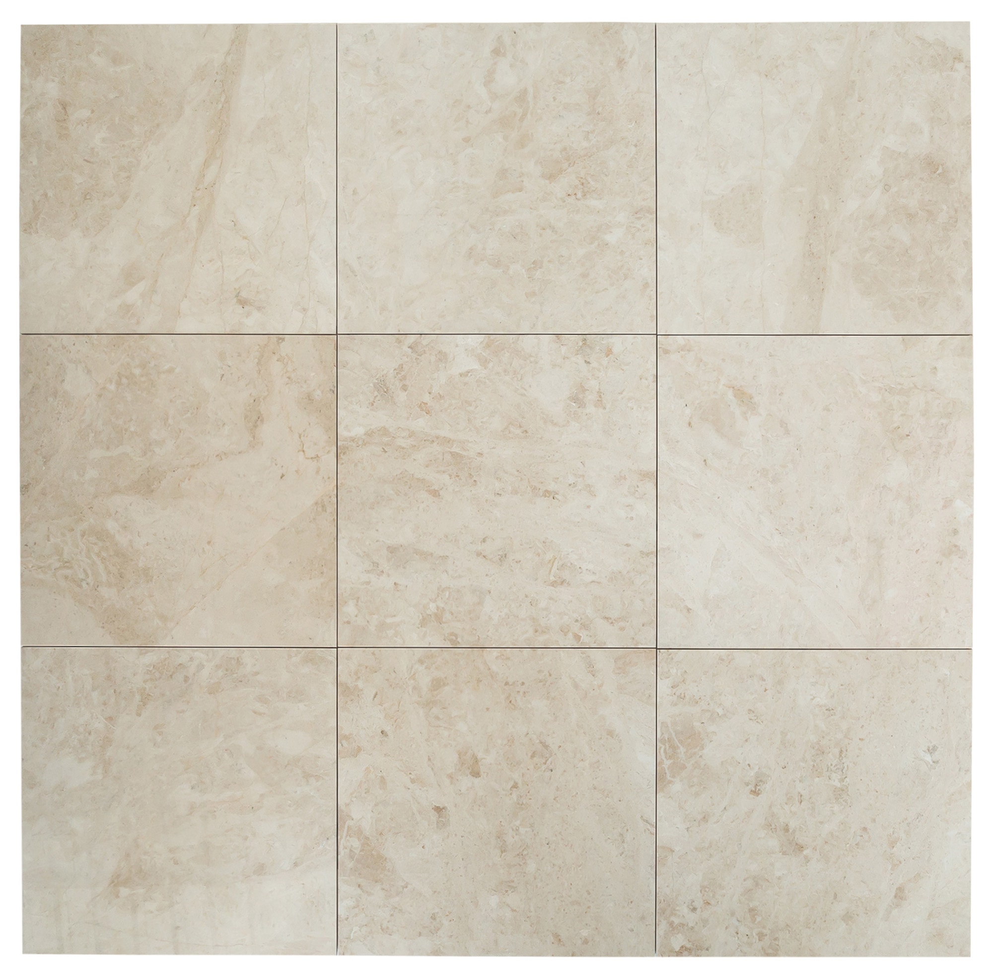 Cappuccino Light Premium / 24"x24"x1/2" / Polished Marble Tile 0