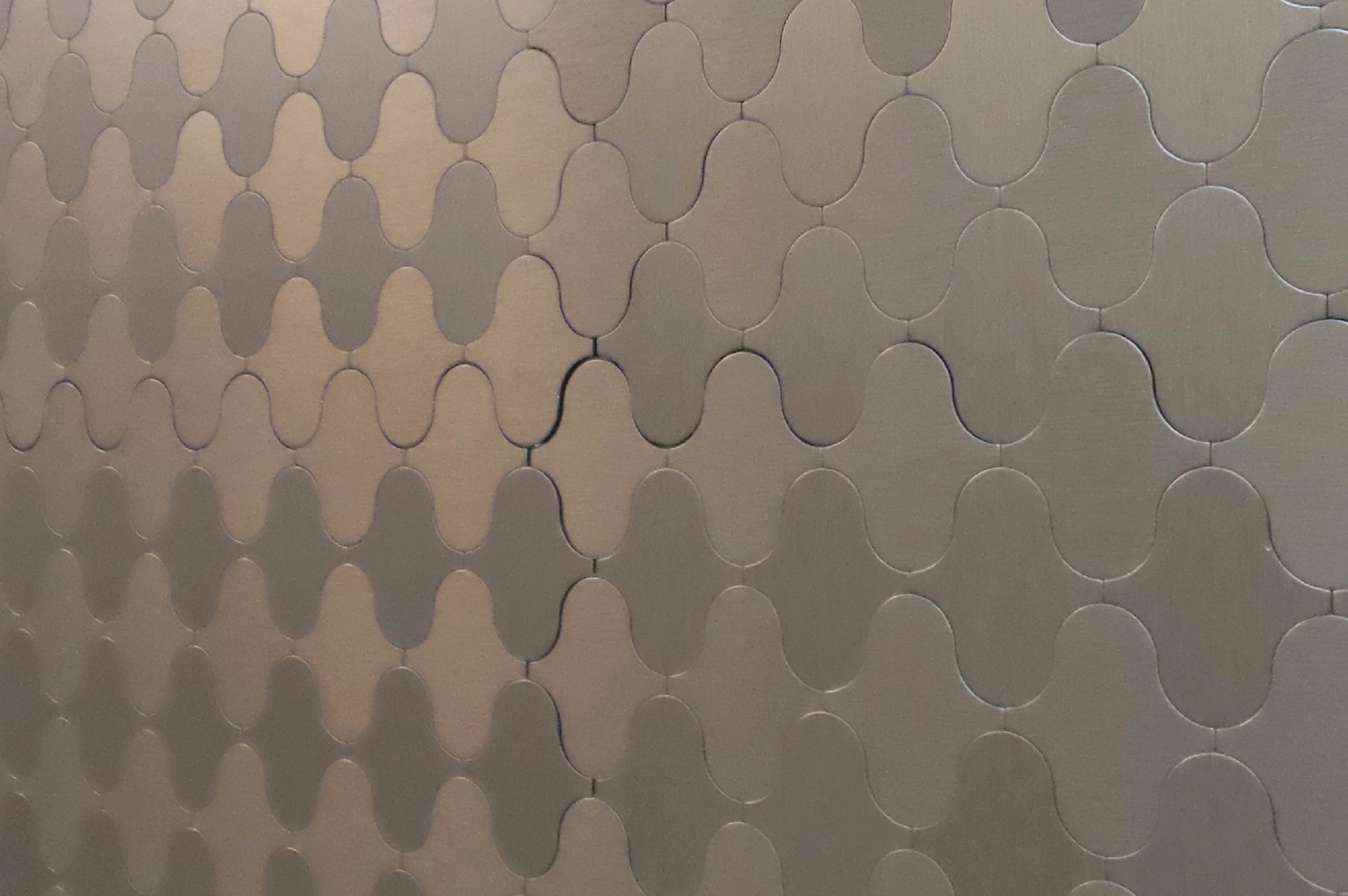 Bronze Lantern / Pattern Mosaic Tile - Peel & Stick Metal Series 0