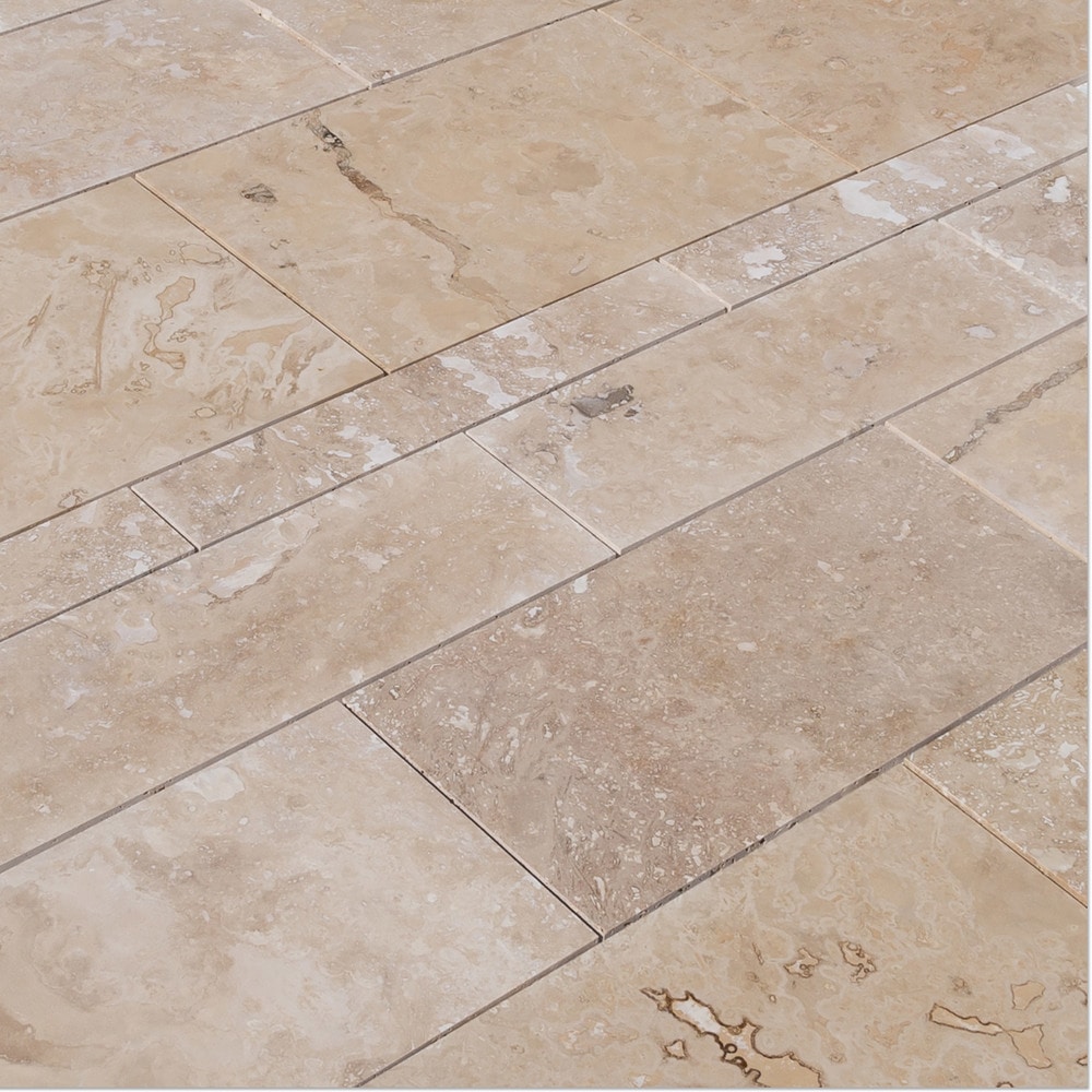 FREE Samples Izmir Travertine Tile Honed and Filled Light Beige