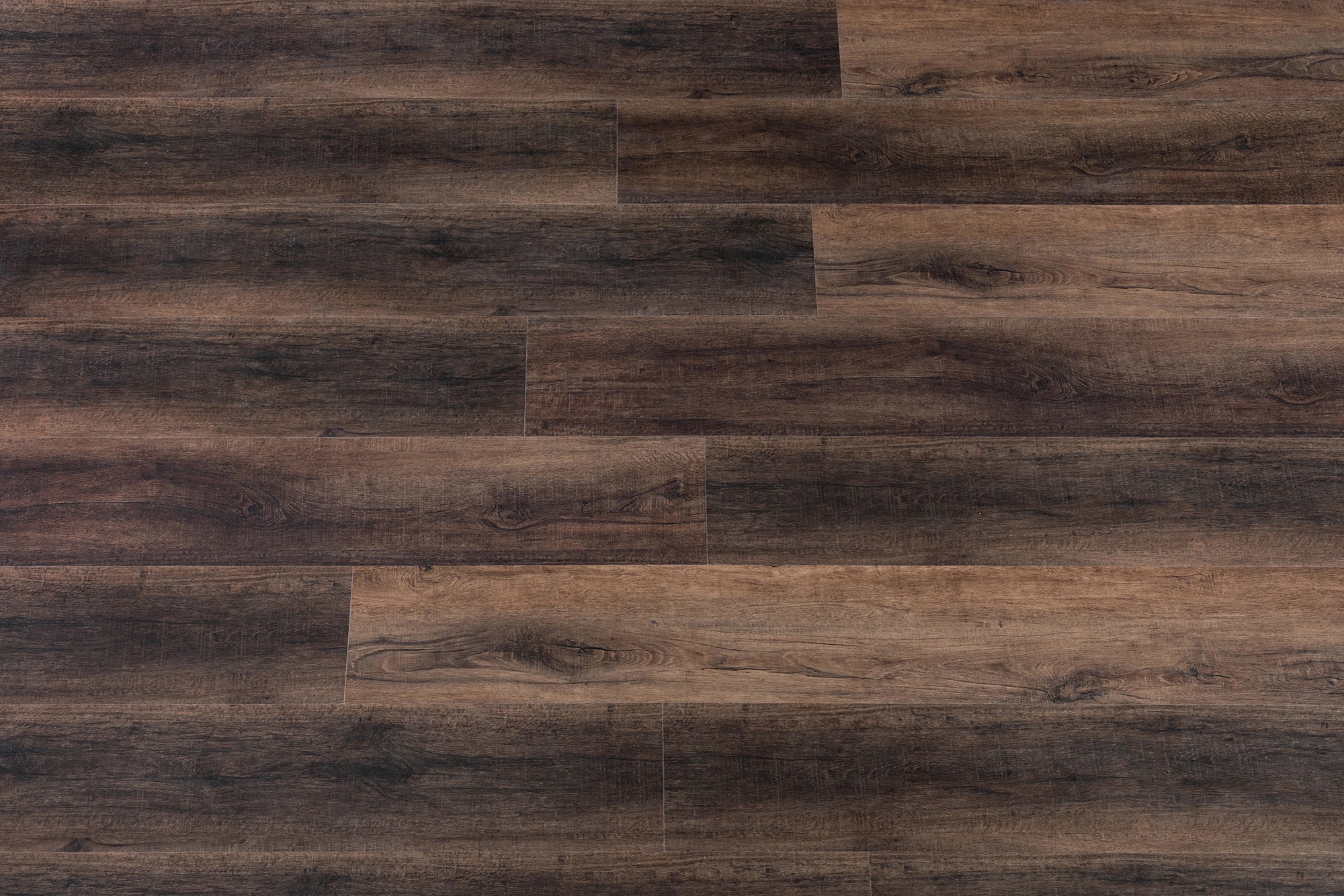 Brown Sawn French Oak / 6.5mm / SPC / Click Lock Vinyl Planks - 6.5mm SPC Click Lock - XL Jumbo Collection 0