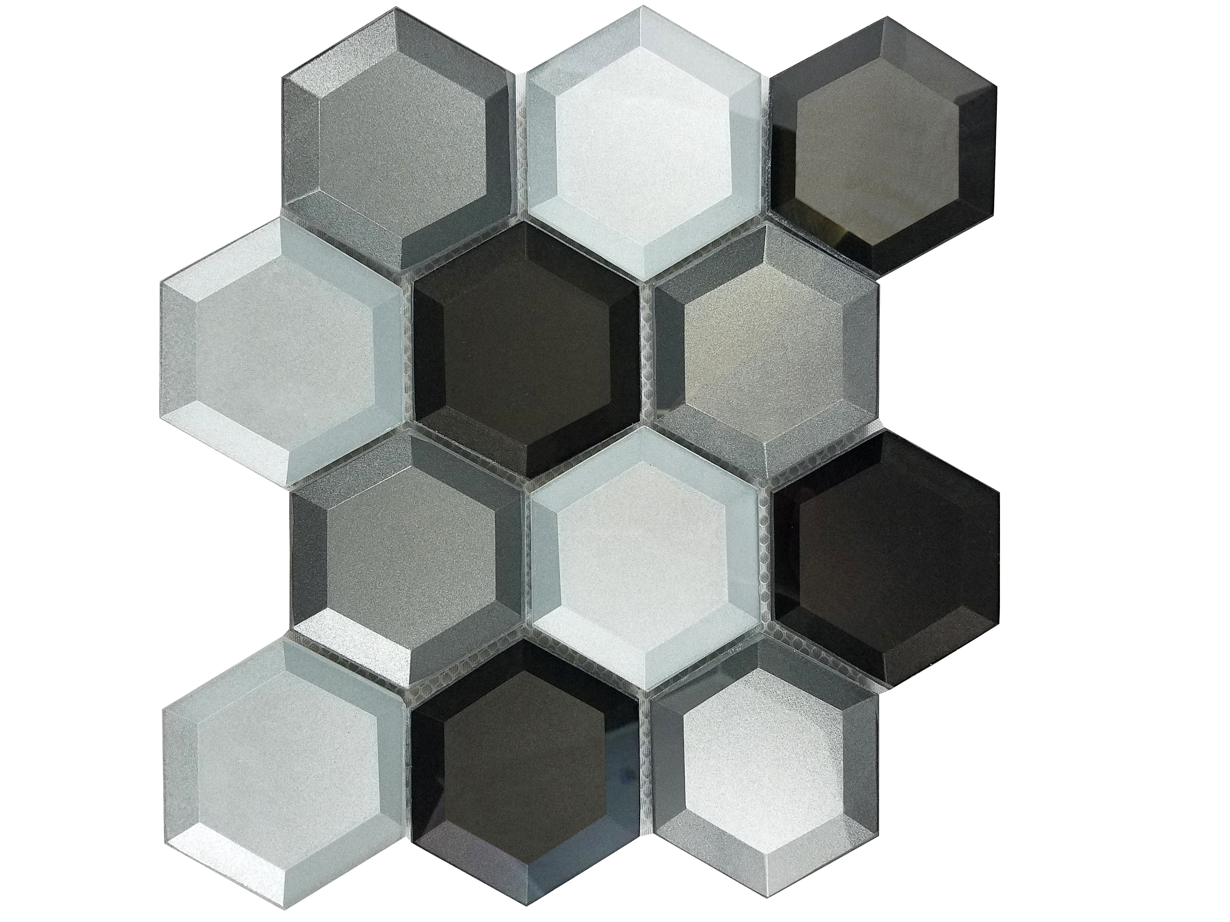 Electra Hex / 3"x3" / Glossy Illusion 0