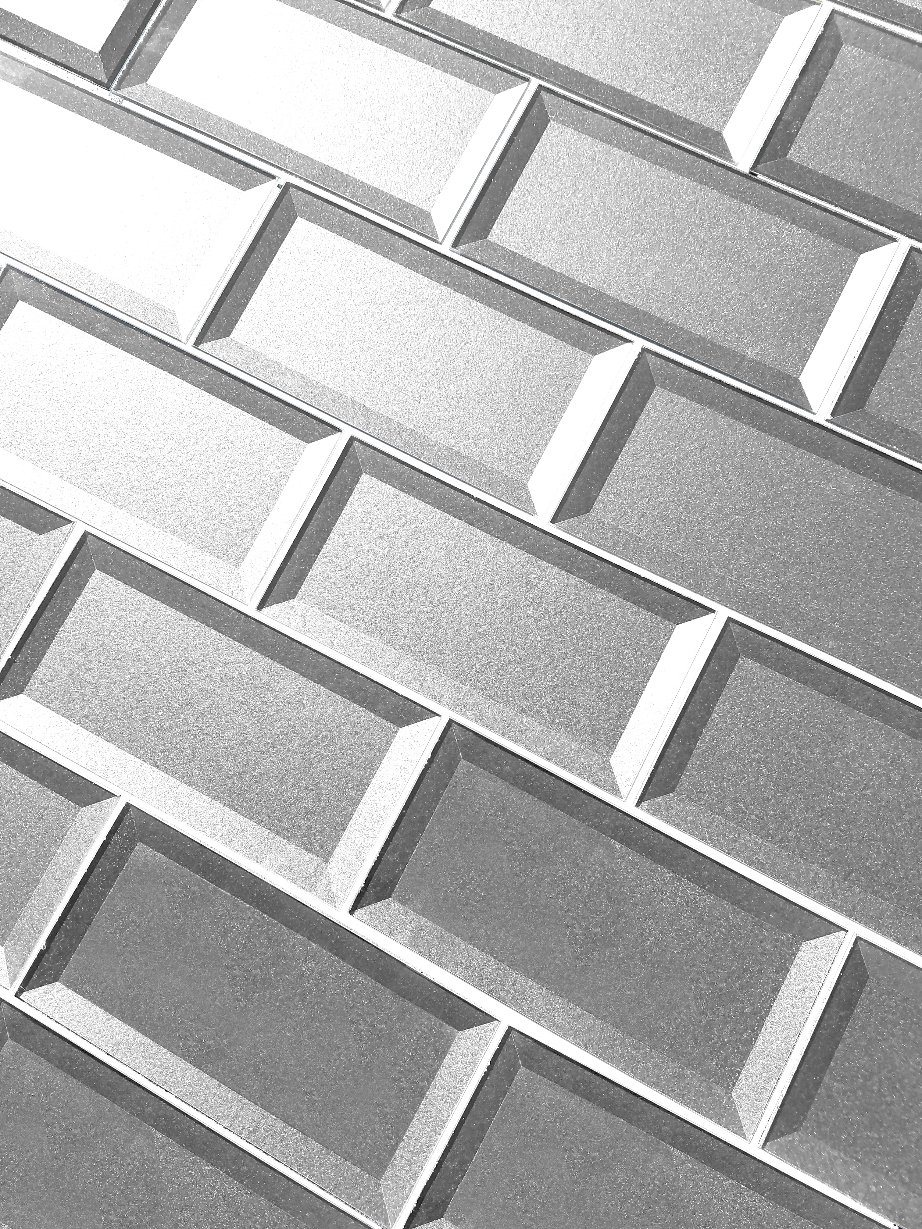 Silver Beveled / 3"x6" / Glossy Secret Dimension 0