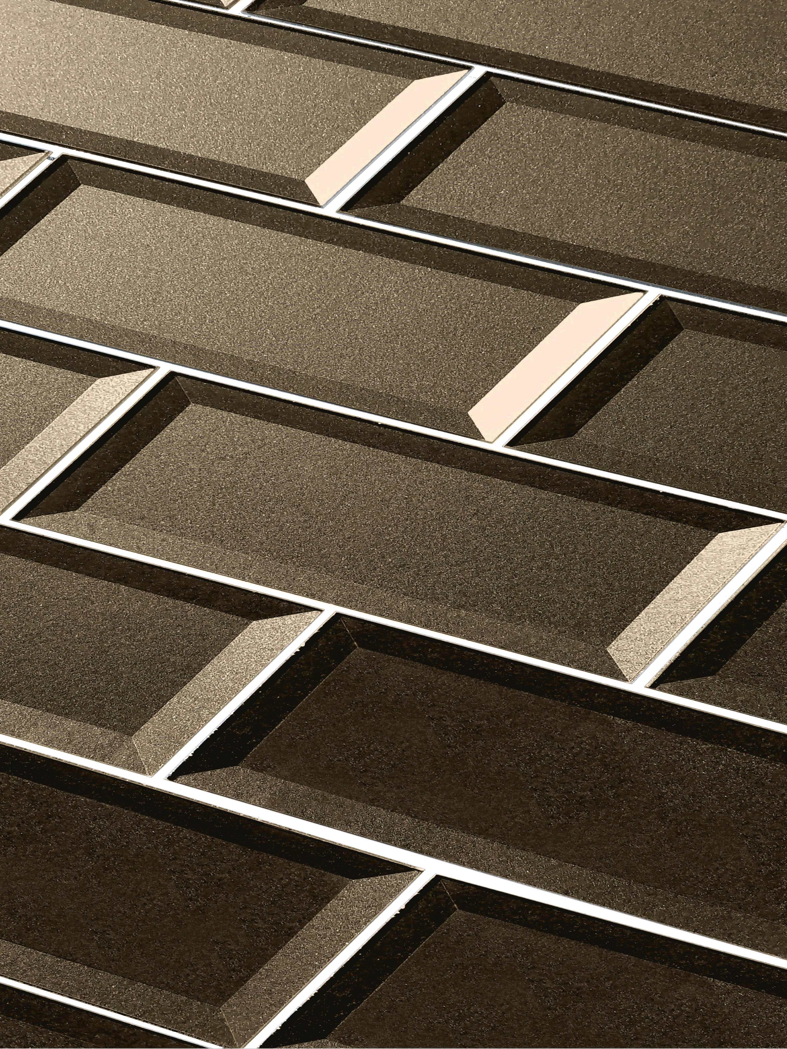 Bronze Beveled / 3"x12" / Glossy Secret Dimension 0