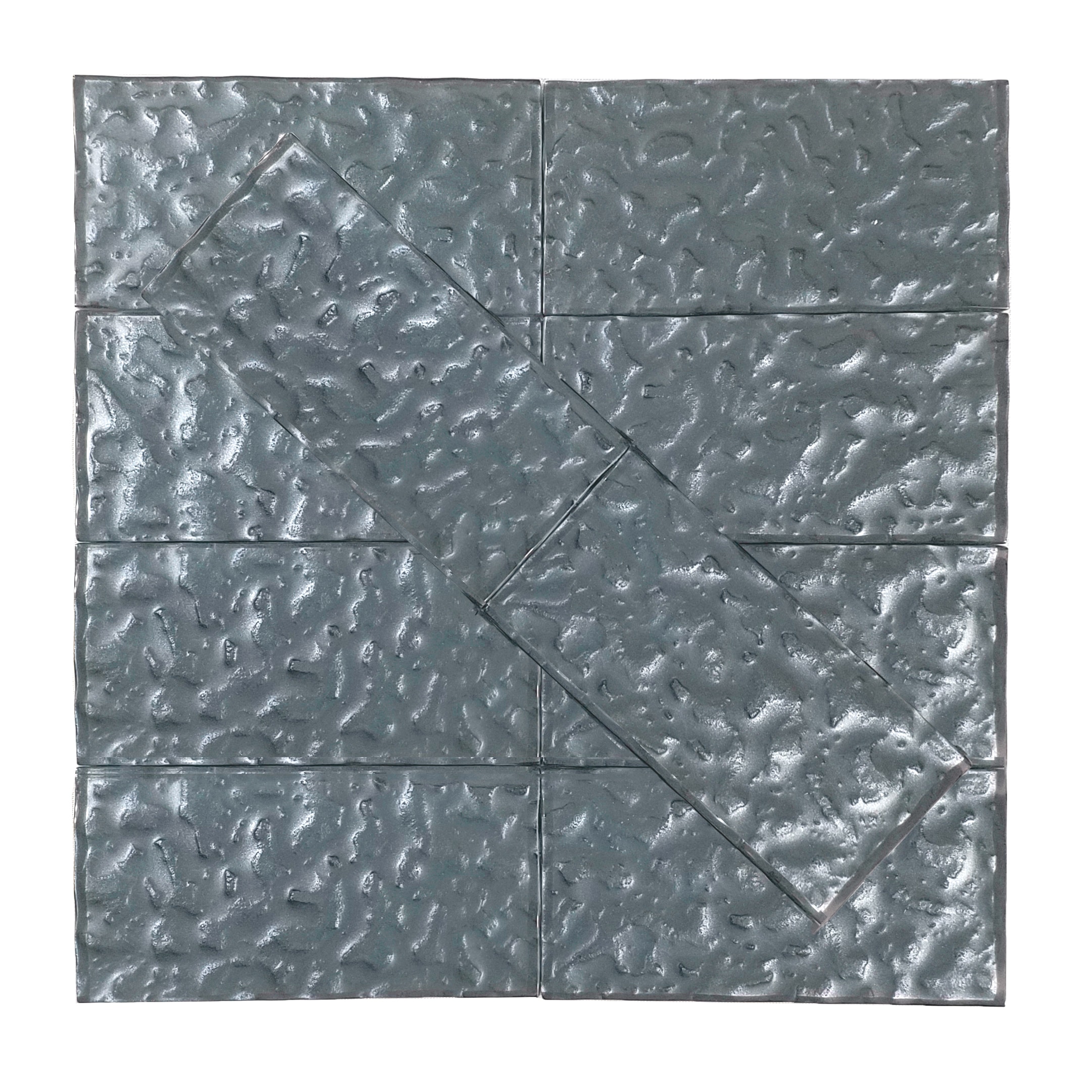 Carbon Frost Wavy / 3"x6" Metallics 0