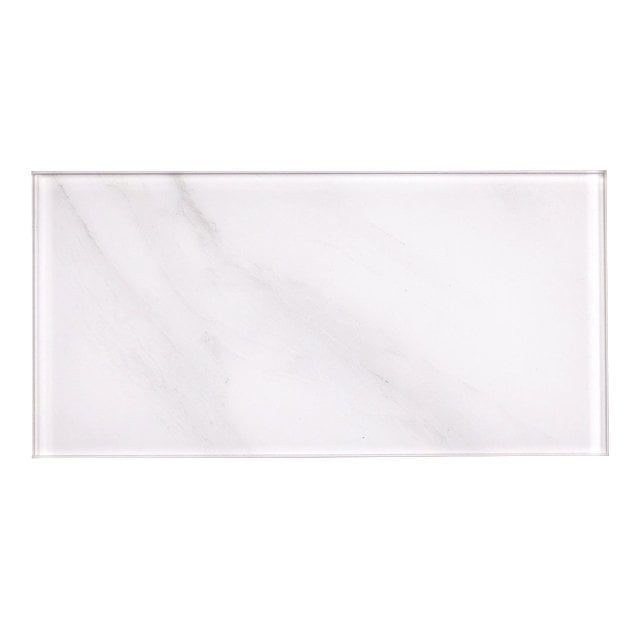 Calacatta Straight Edge Glossy / 4"x8" / Glossy Nature Collection 0