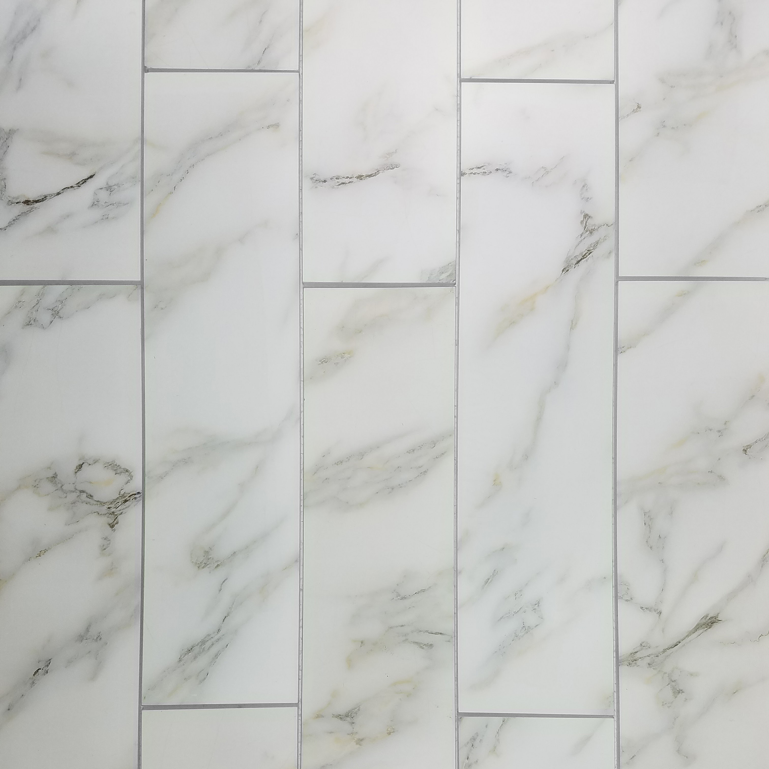 Peel and Stick Calacatta Gold Straight Edge Glossy / 4"x16" / Flat Nature Collection 0