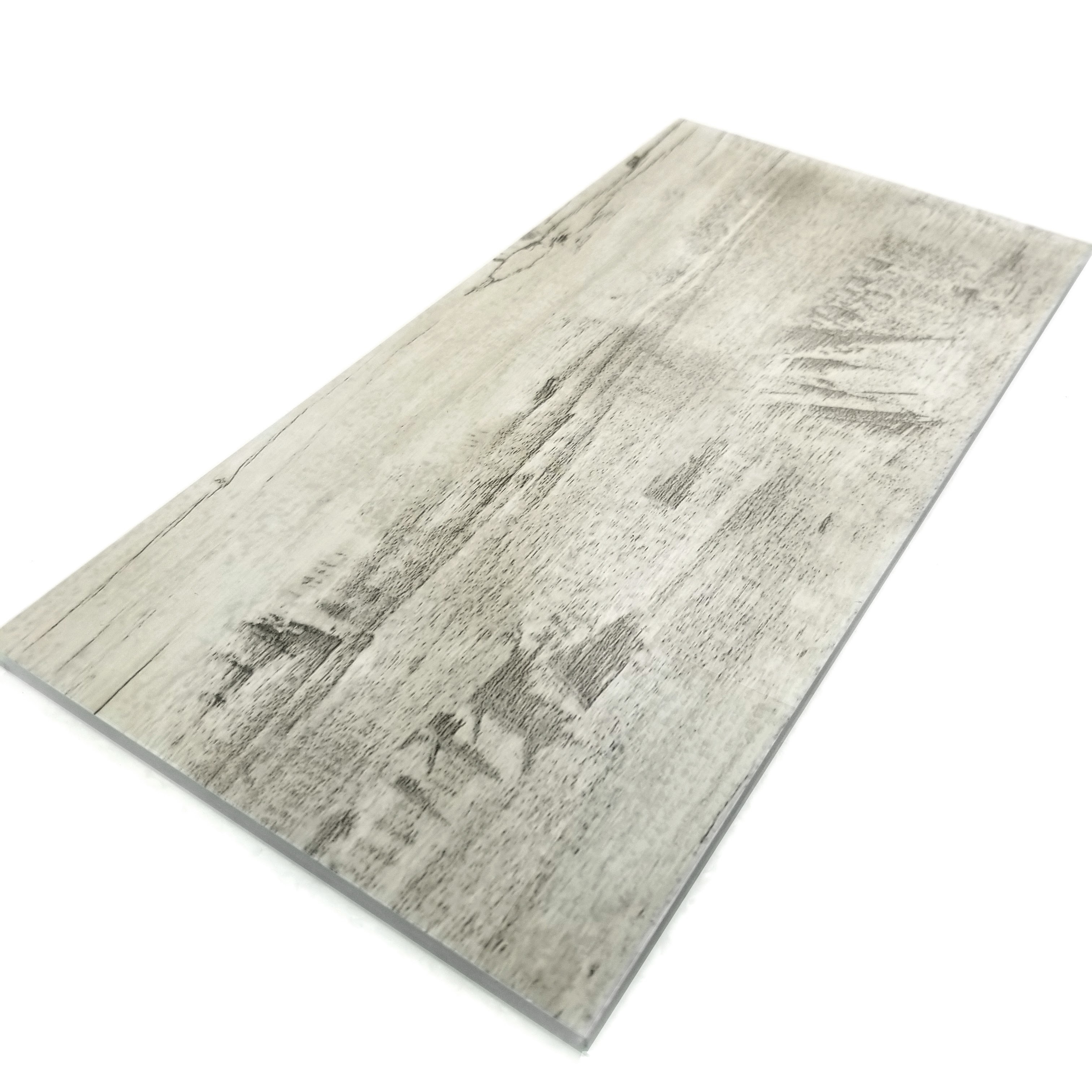 Peel and Stick Birchwood Gray Straight Edge Glossy / 7"x16" / Flat Nature Collection 0