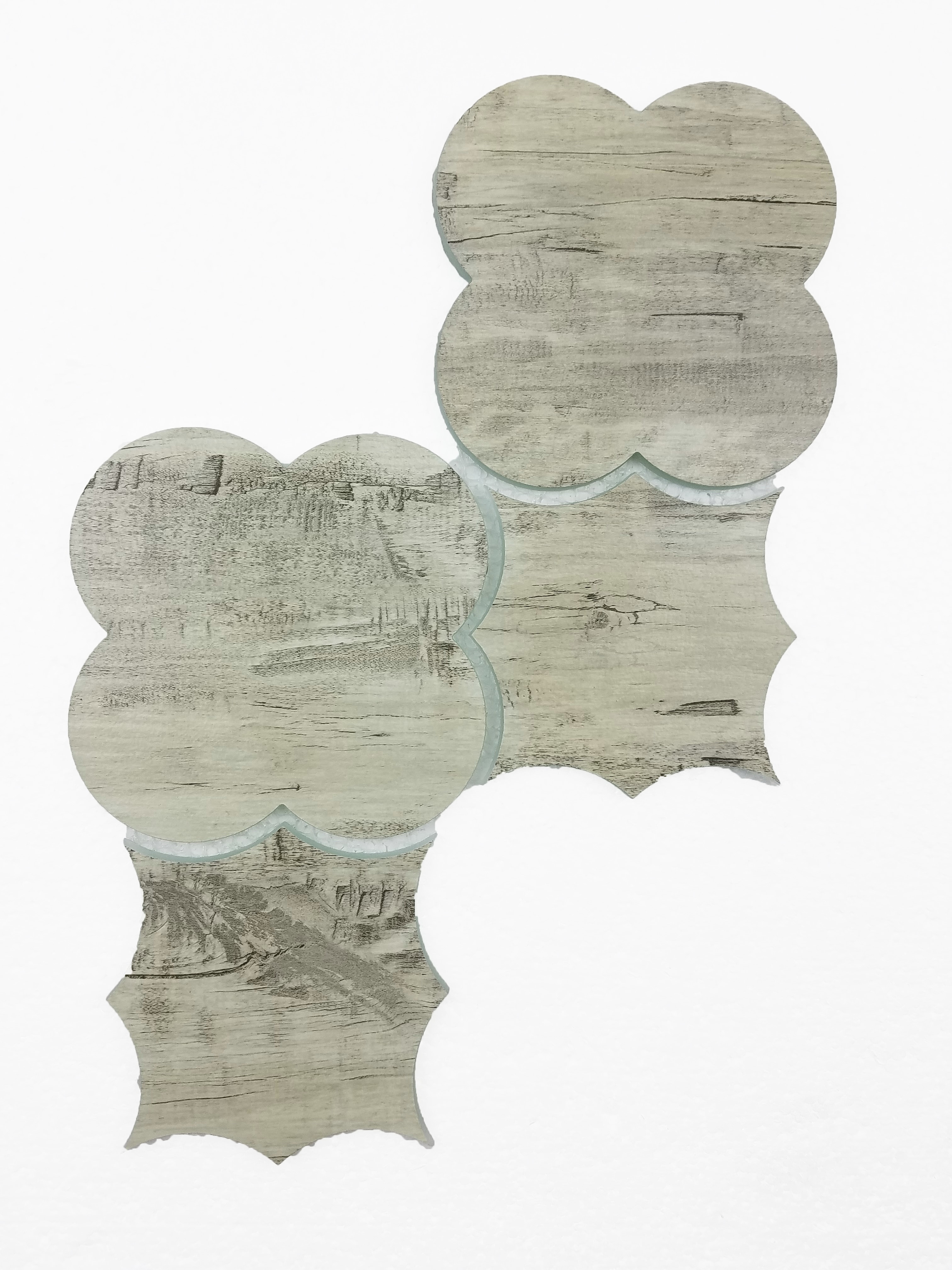 Birchwood Gray Boom Bang Waterjet / 15"x9" / Flat Nature Collection 0