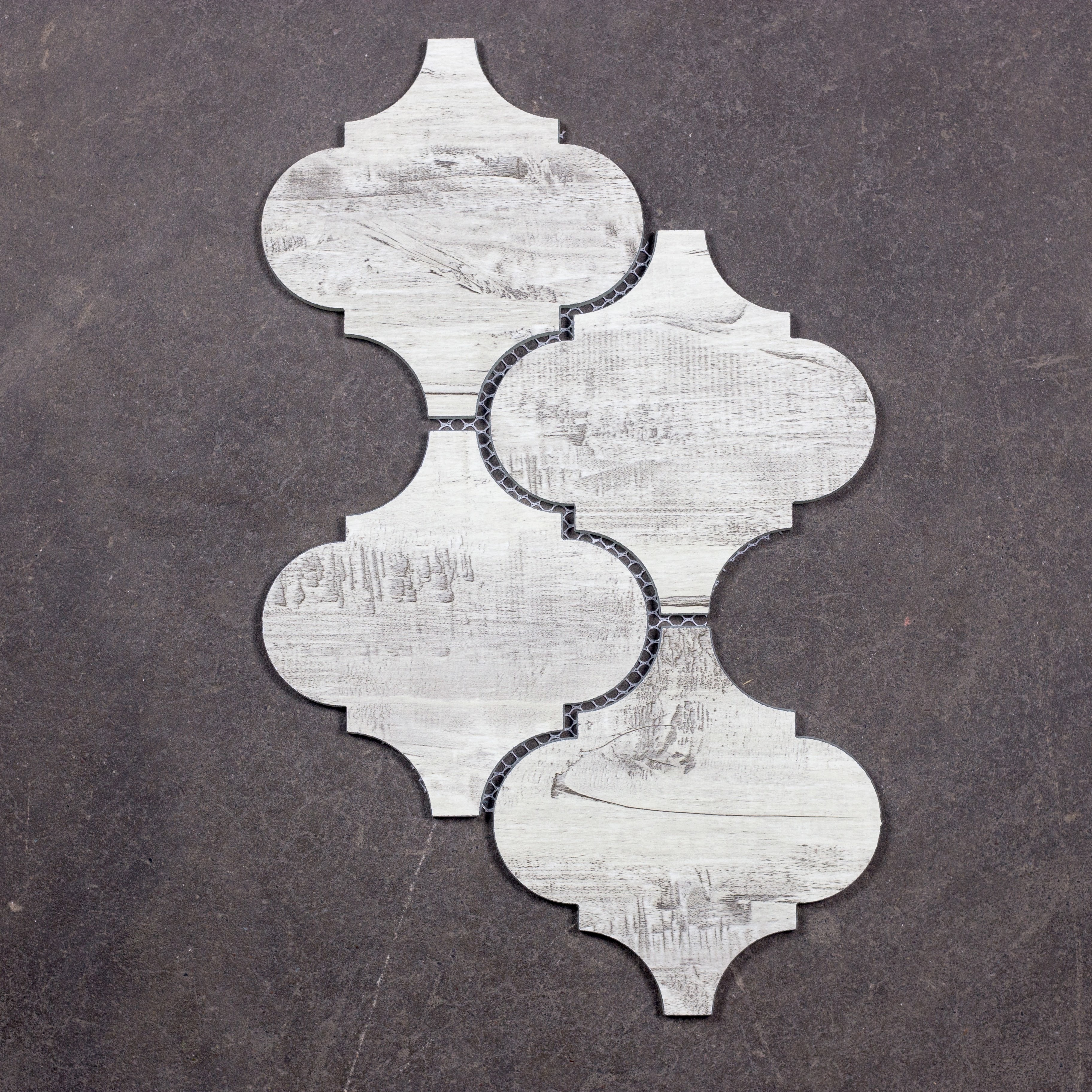 Birchwood Gray Big Lantern Waterjet / 14"x9" / Flat Nature Collection 0