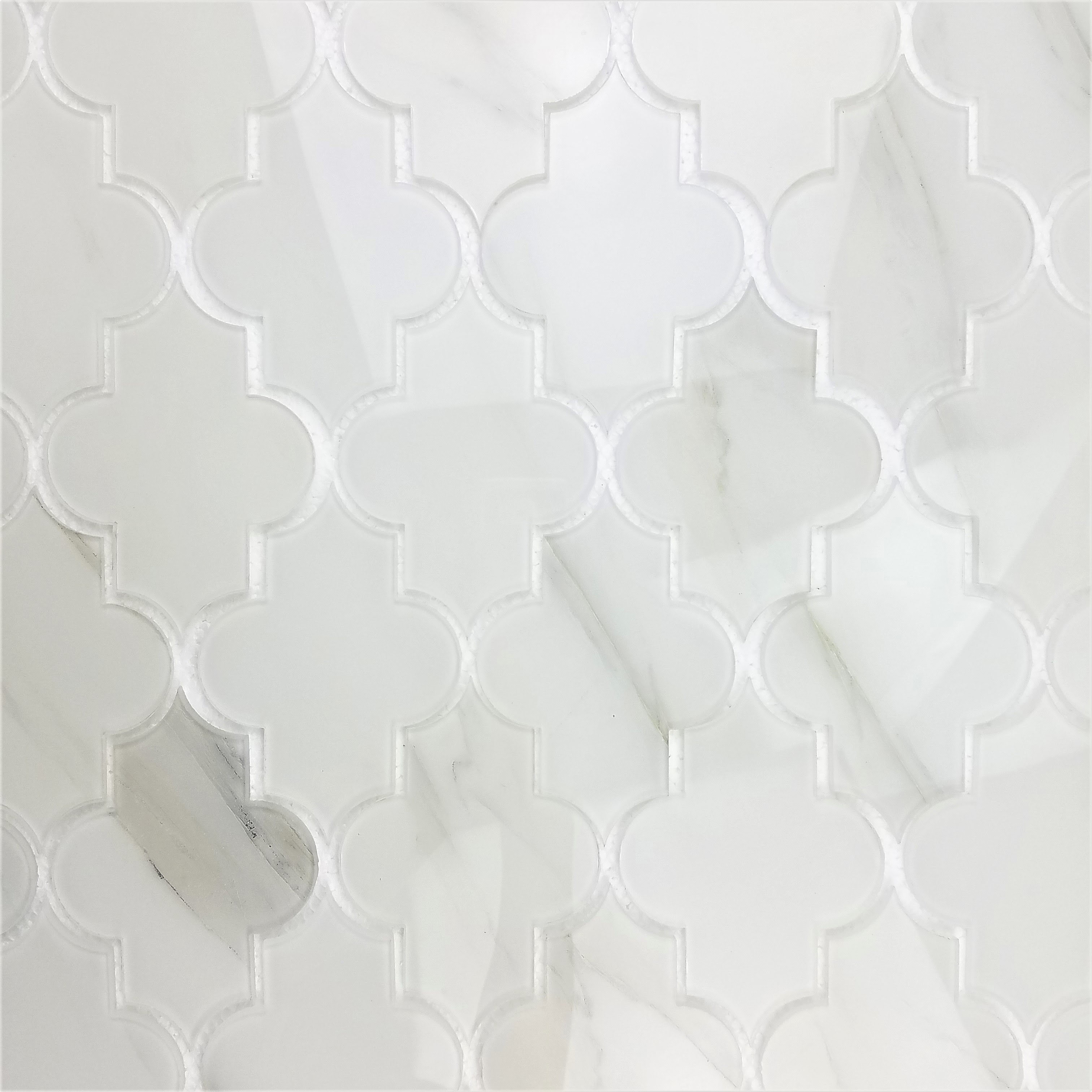 Calacatta Small Lantern Waterjet Glossy / 11.625"x10.125" / Glossy Nature Collection 0