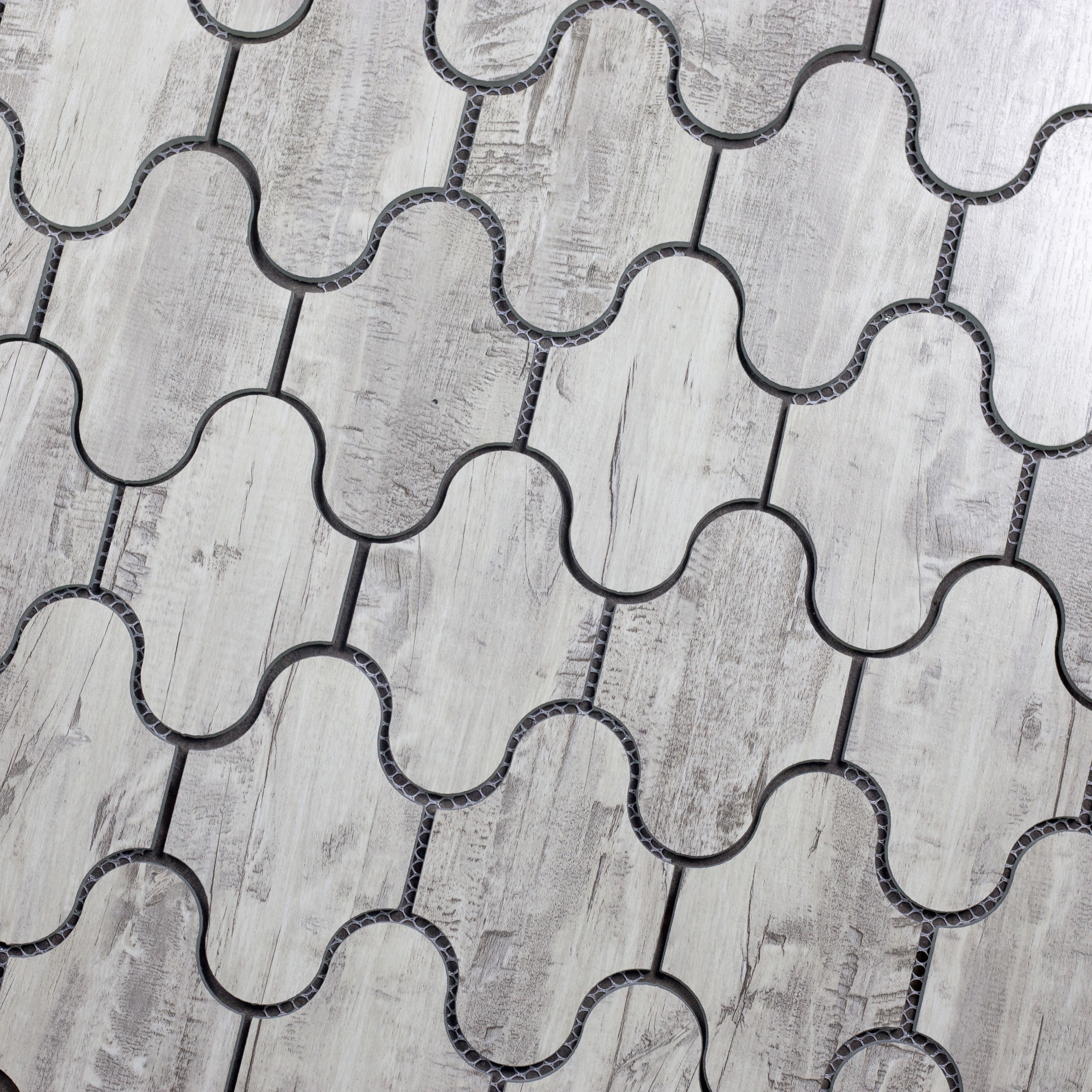 Cement Blue Swag Waterjet Glossy / 12"x9" / Flat Nature Collection 0