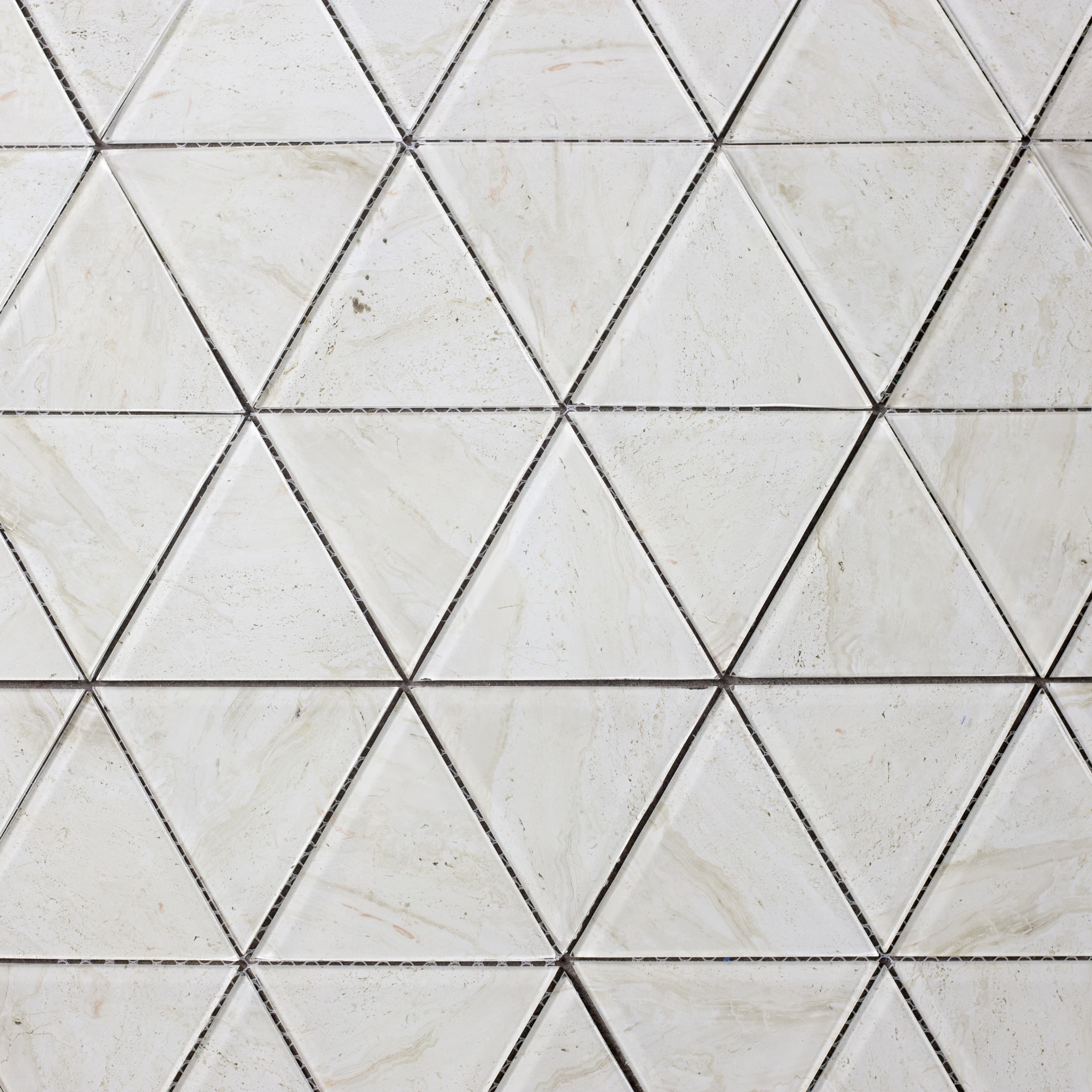 Crema Marfil Triangle Straight Edge / 11.625"x12" / Glossy Nature Collection 0