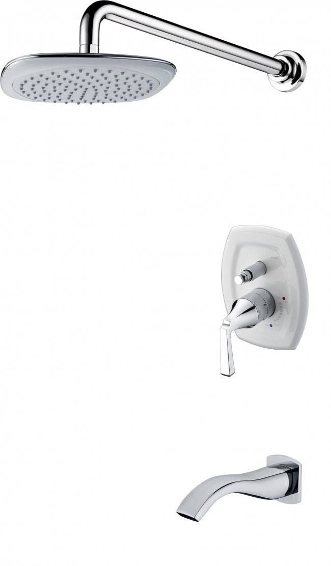 Aspen / Lead-Free / Ceramic Cartridge / Chrome Shower Faucets 0