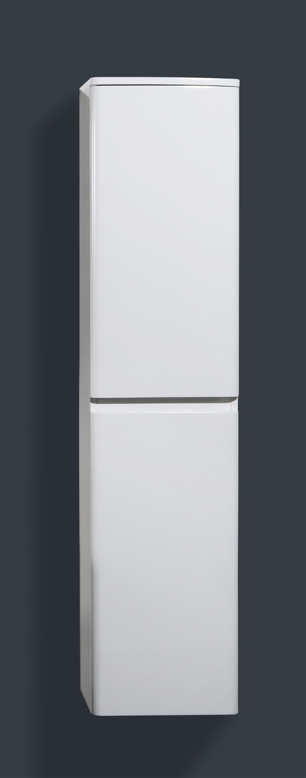 Modern / 16" W x 60" H x 12" D / Wall-Hung / Painted / Soft-Closing / High Gloss Bathroom Side Cabinets - Avanti Collection 0