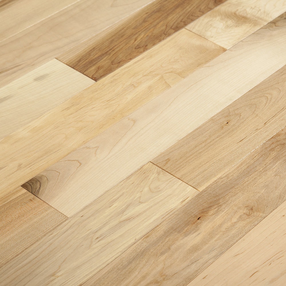 Natural / Silver Maple / 3 1/4" / Smooth Hardwood - Ultra Matte Northern Prestige Collection 0