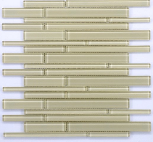 SAND GLASS BAR MOSAICS / 12.5" X13.5"X.25" / GLASS Random Bar Glass Mosaics 0