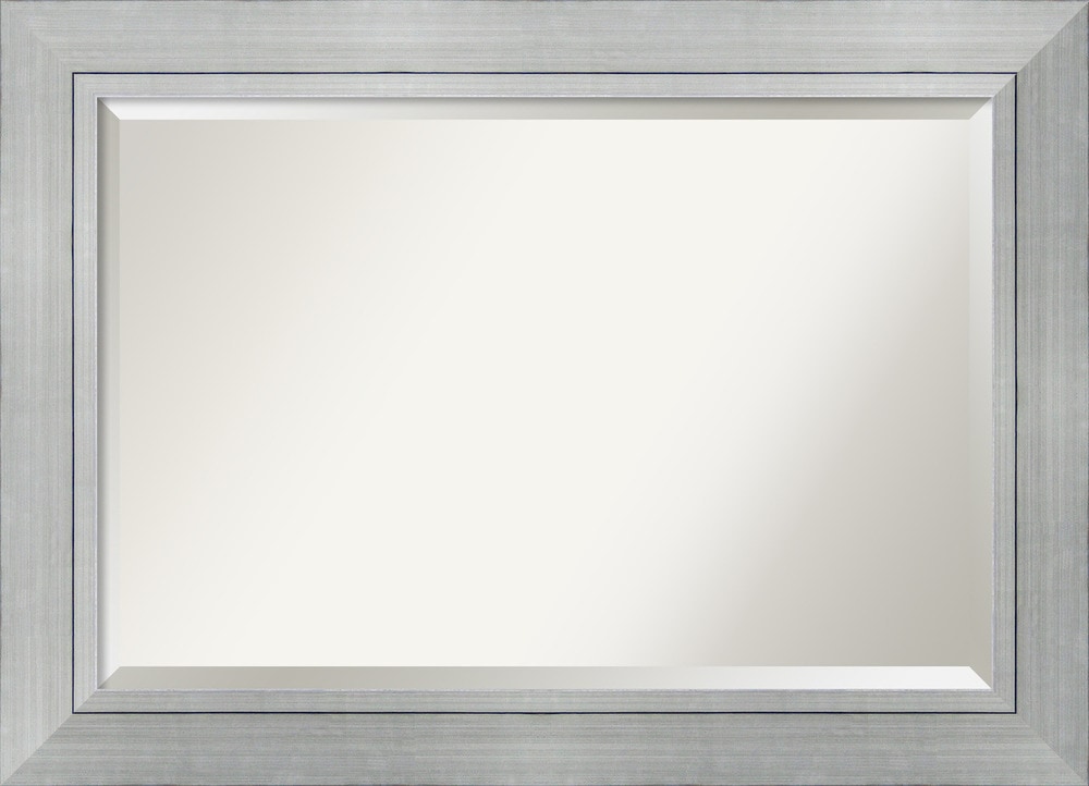 Large Silver Wall Mirror amanti art romano silver wall mirror - extra large 43 x 31-inch Large Silver Wall Mirror amanti art romano silver wall mirror - extra large 43 x 31-inch