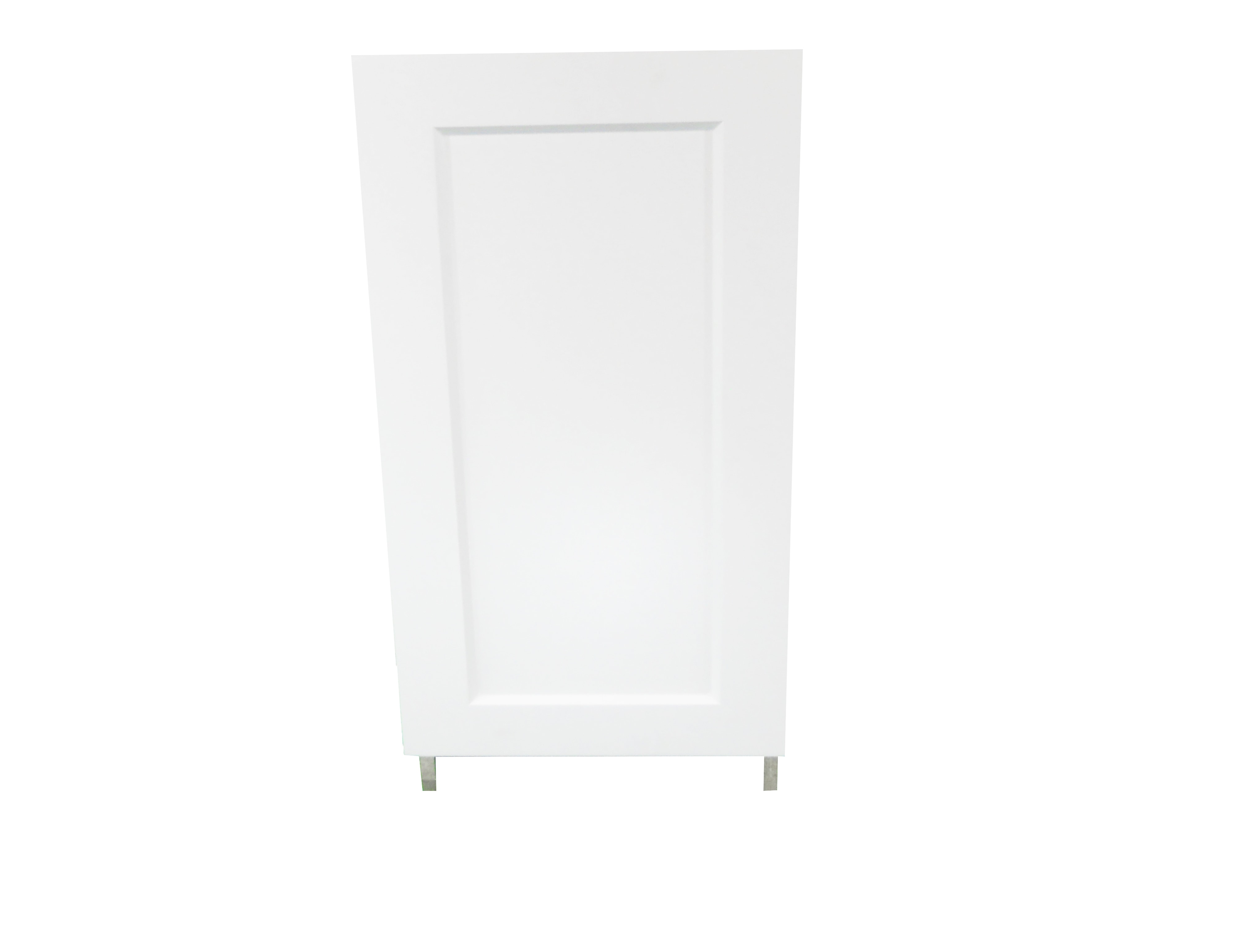 Base Cabinet With Door / Wistler White / Flat Panel White / 18 Whistler White 0