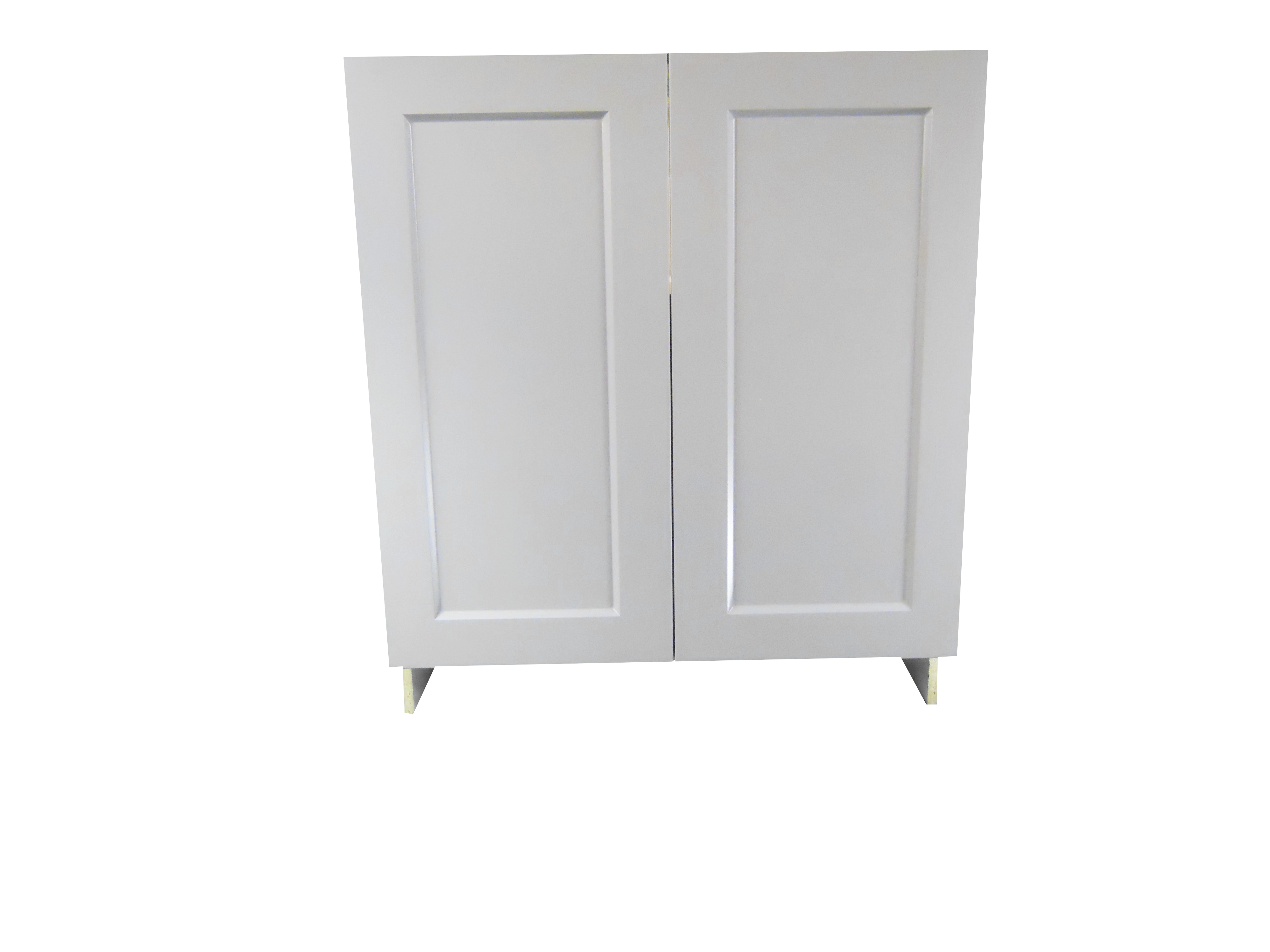 Base Cabinet With 2 Door / Whistler Grey / Flat Panel Grey / 30 Whistler Grey 0