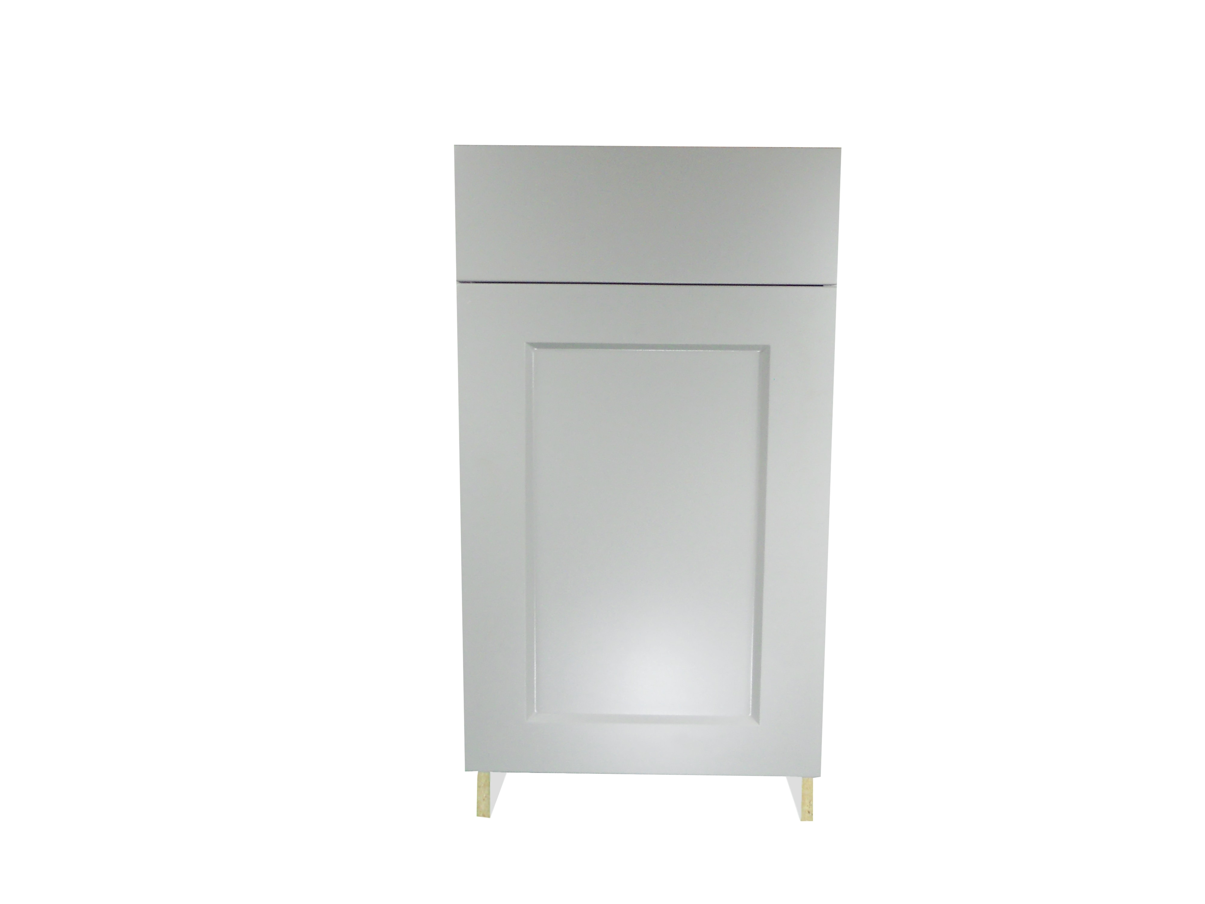 Base Cabinet with Drawer/Door / Whistler Grey / Flat Panel Grey / 21 Whistler Grey 0