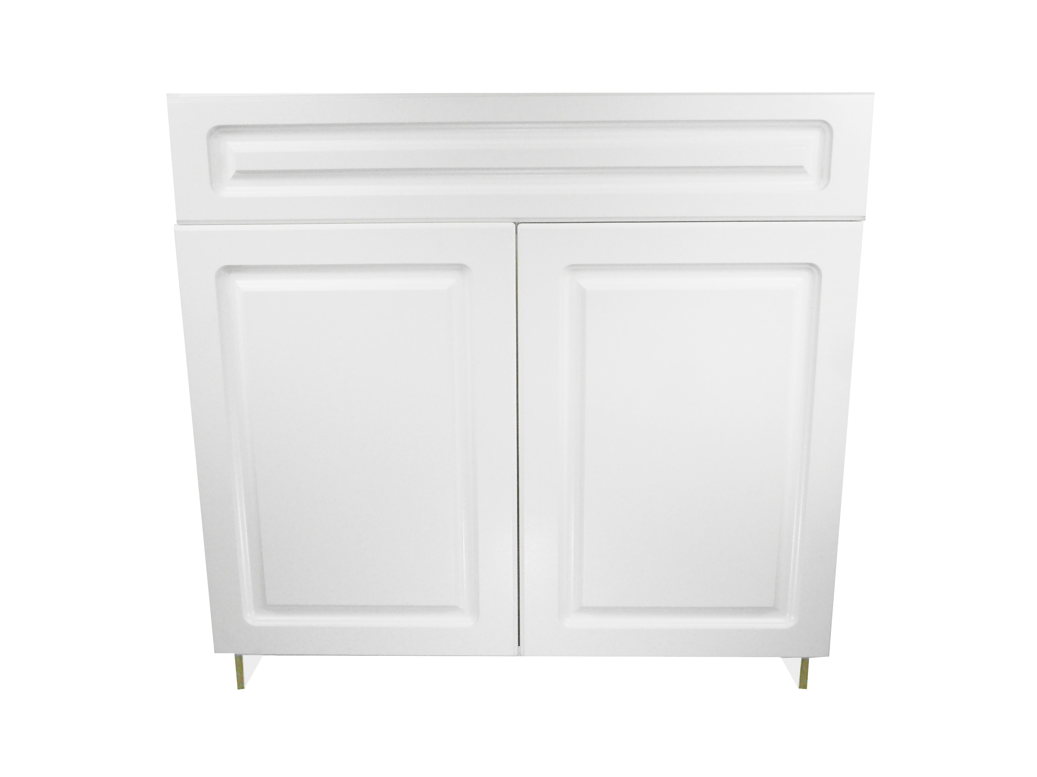 Sink Base Cabinet with 2 Door / San Juan / Raised Panel White / 36 San Juan 0