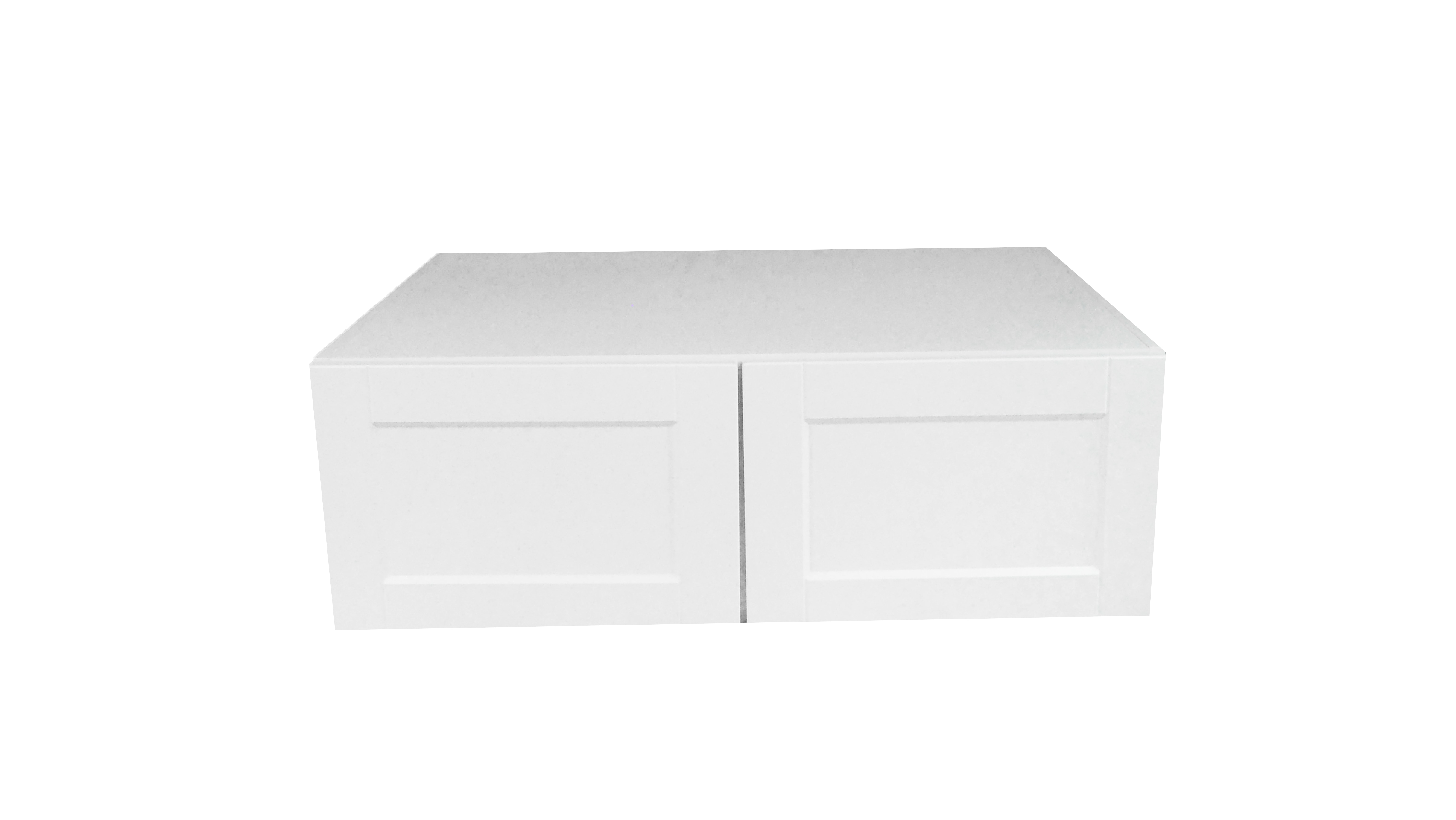 Deep Appliance Wall Cabinet / Flat Panel White / 30x15x24 Solaire White 0