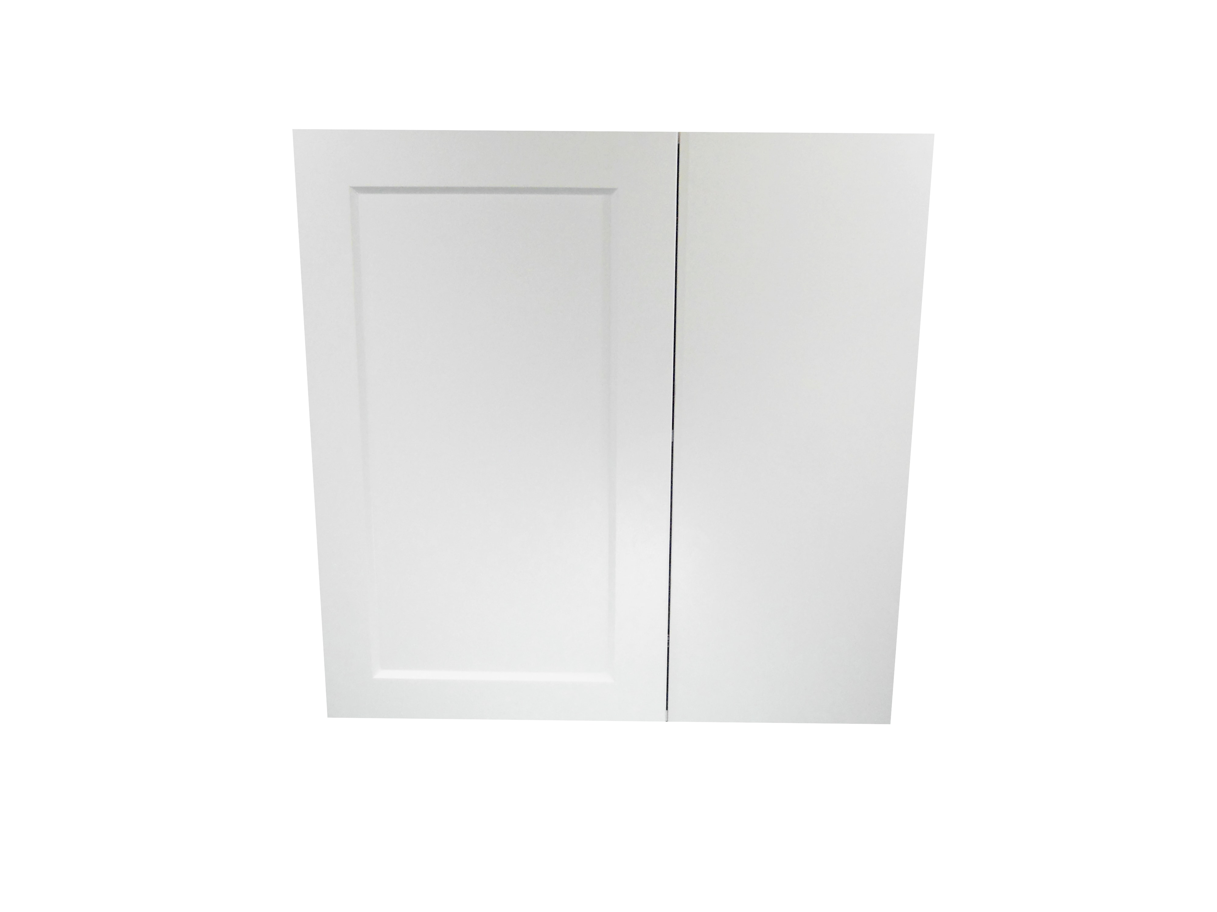 Blind Wall Cabinet / Wistler White / Flat Panel White / 24x24x30 Whistler White 0