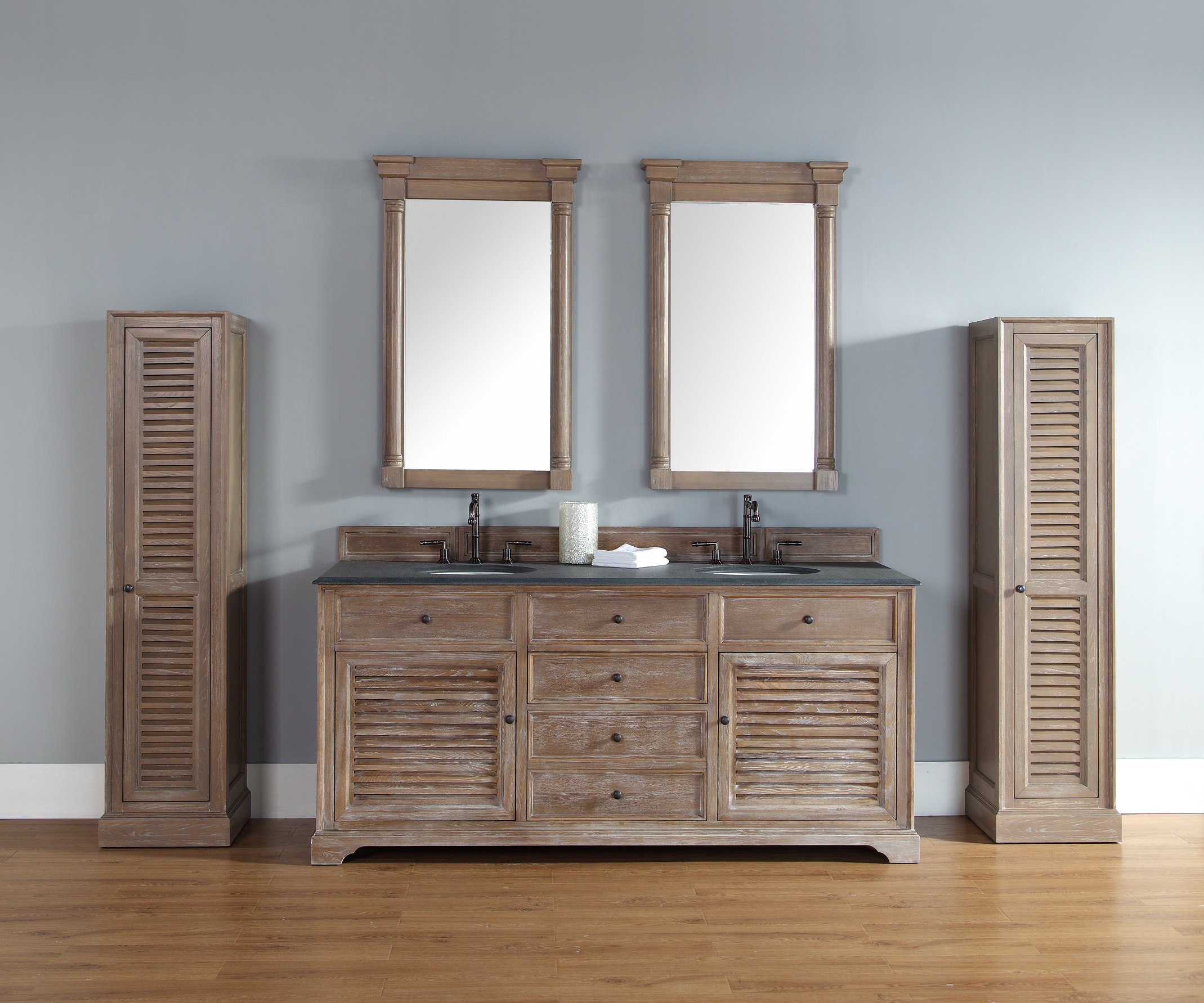 Transitional, Traditional, Double / 71.5 / Base Only / Driftwood Savannah Collection 0