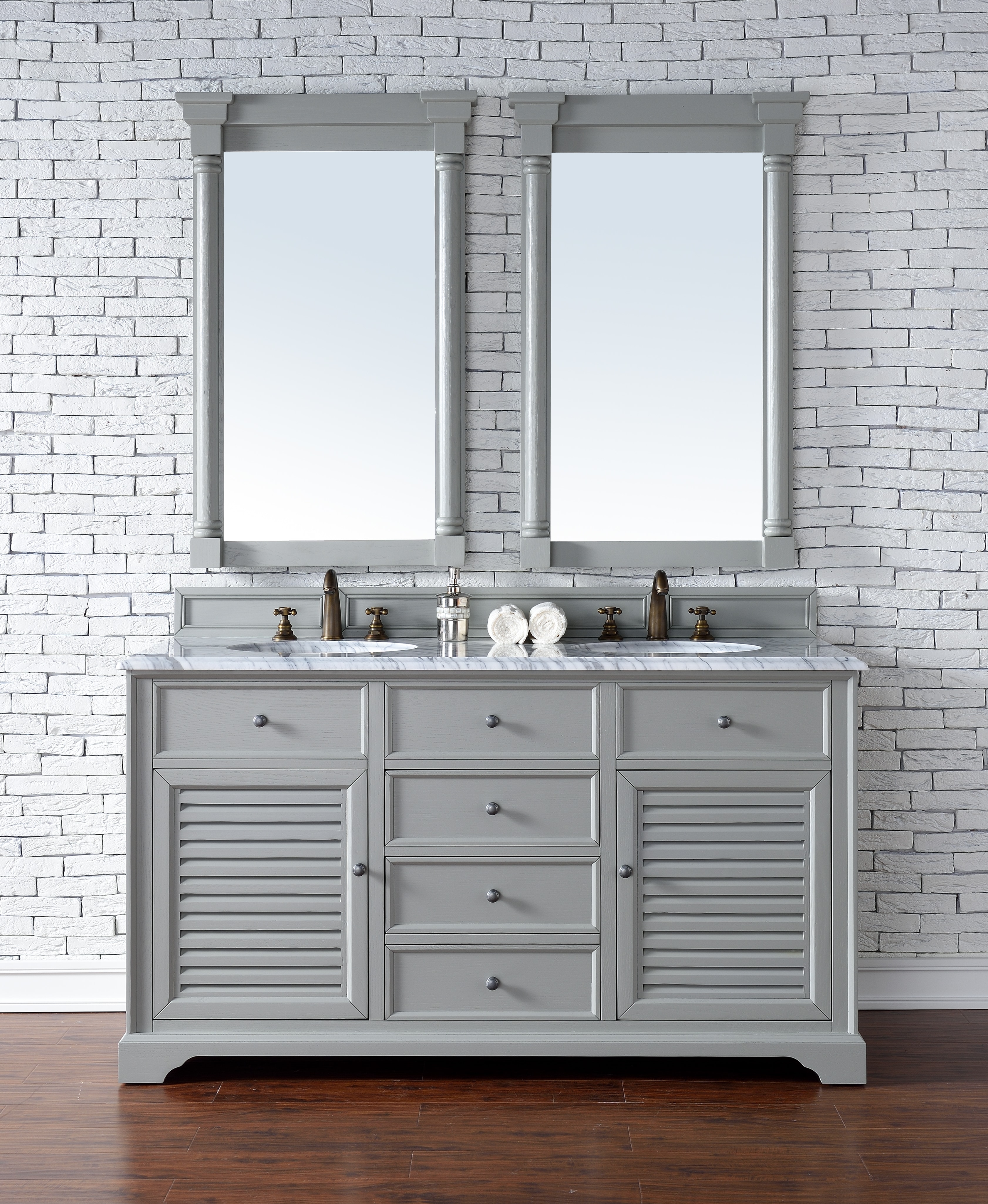 Transitional, Traditional, Double / 59.5 / Base Only / Urban Gray Savannah Collection 0