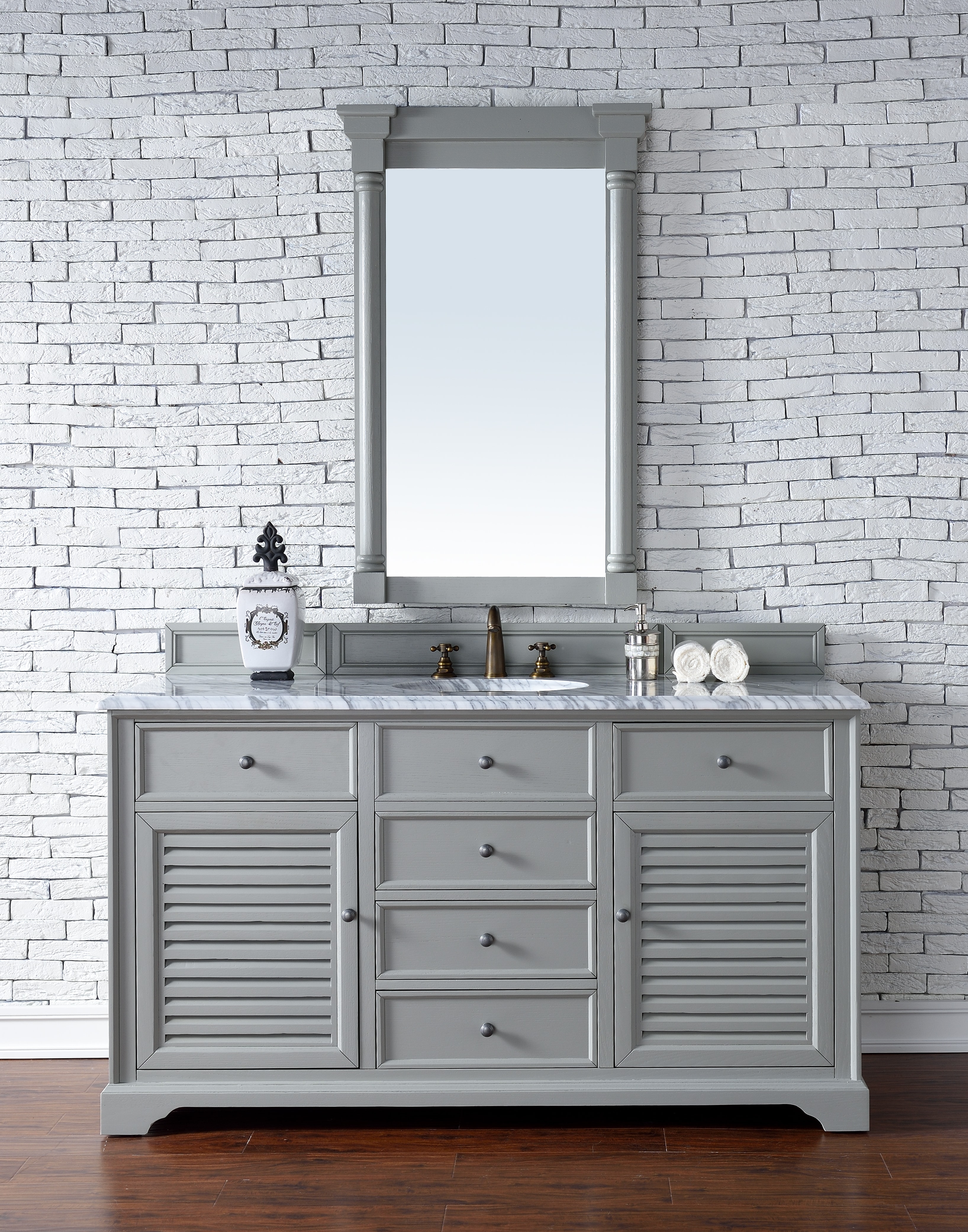 Transitional, Traditional, Single / 60 / 4CM Galala Beige Marble / Urban Gray Savannah Collection 0