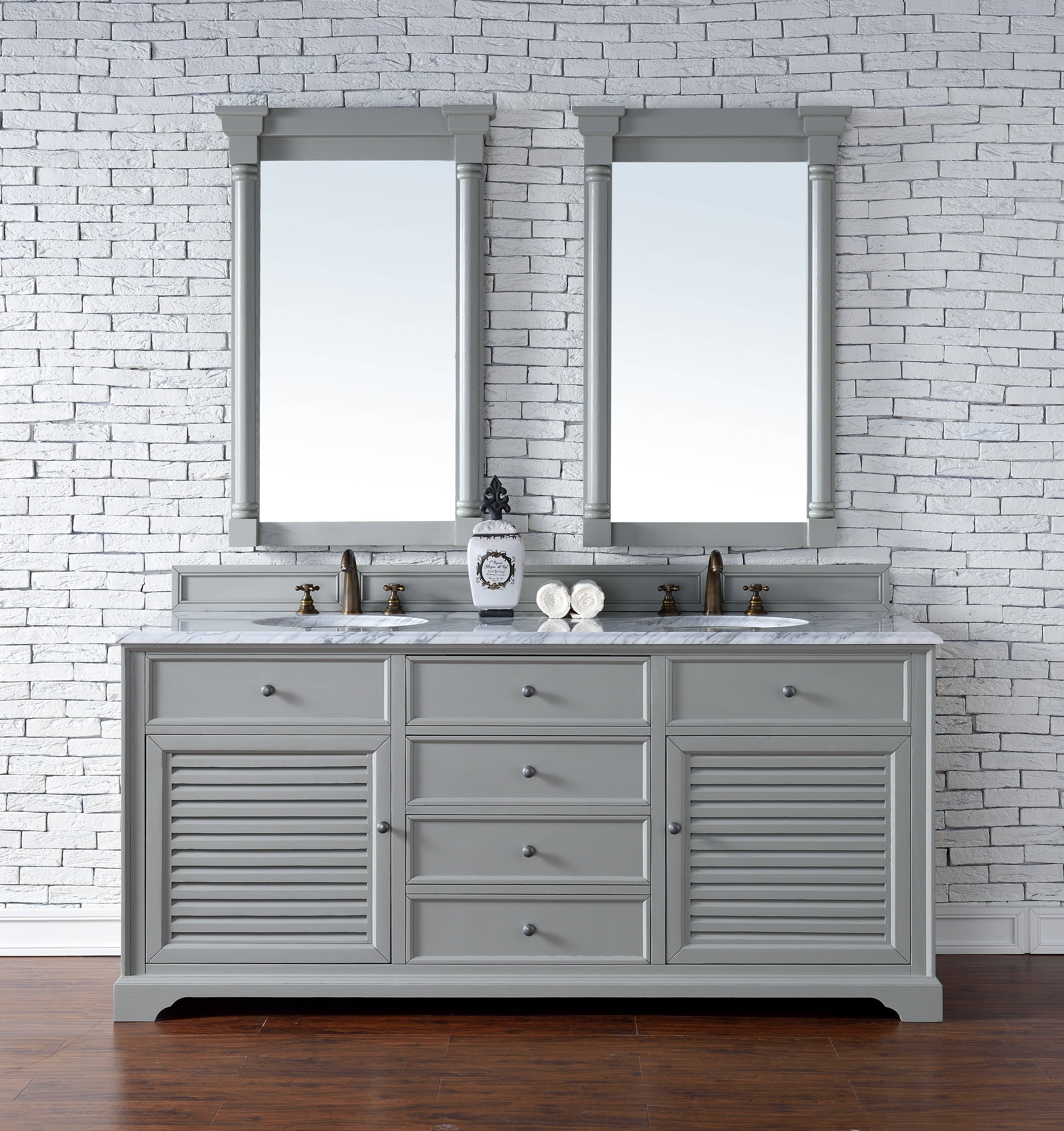 Transitional, Traditional, Double / 71.5 / Base Only / Urban Gray Savannah Collection 0