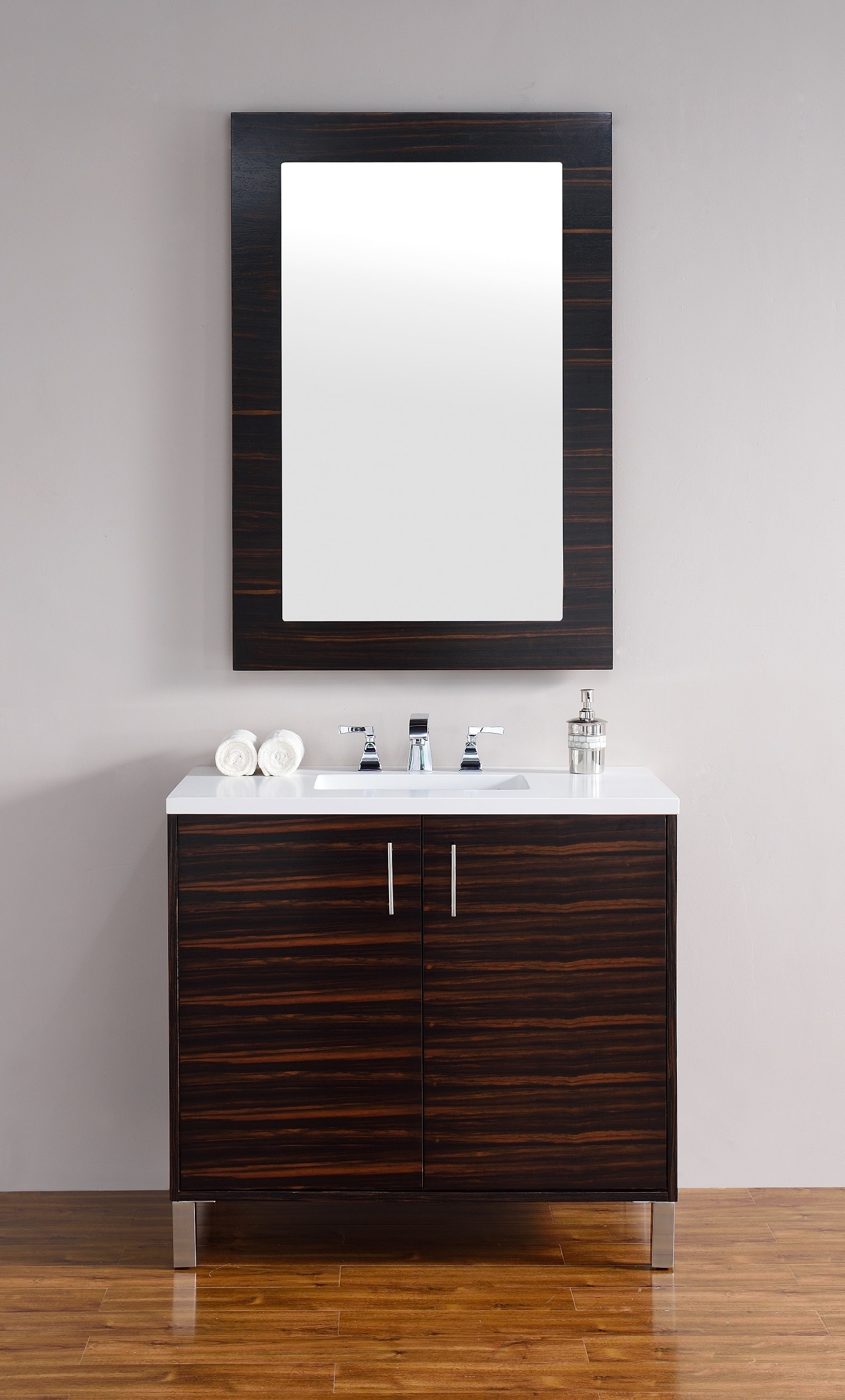 Contemporary/Modern, Transitional / 36 / Base Only / Macassar Ebony Metropolitan Collection 0