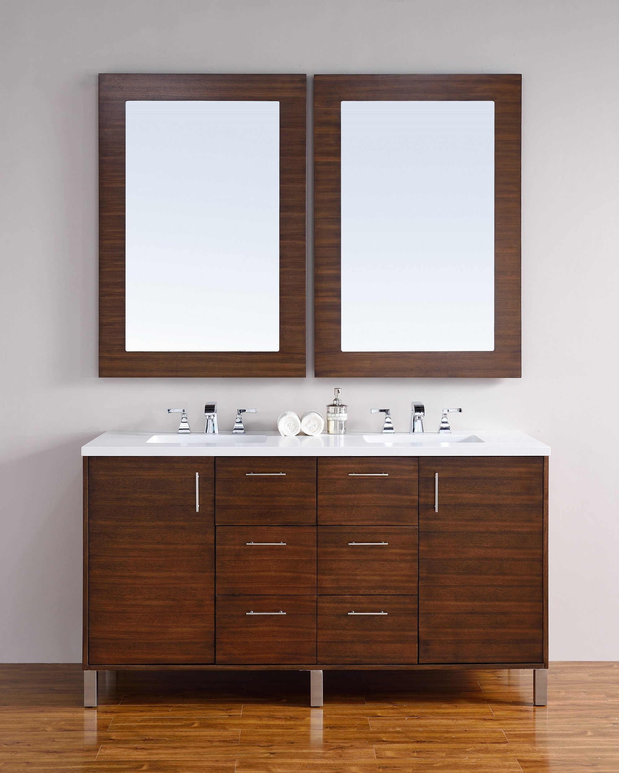Contemporary/Modern, Transitional / 60 / Rustic Black Granite / American Walnut Metropolitan Collection 0