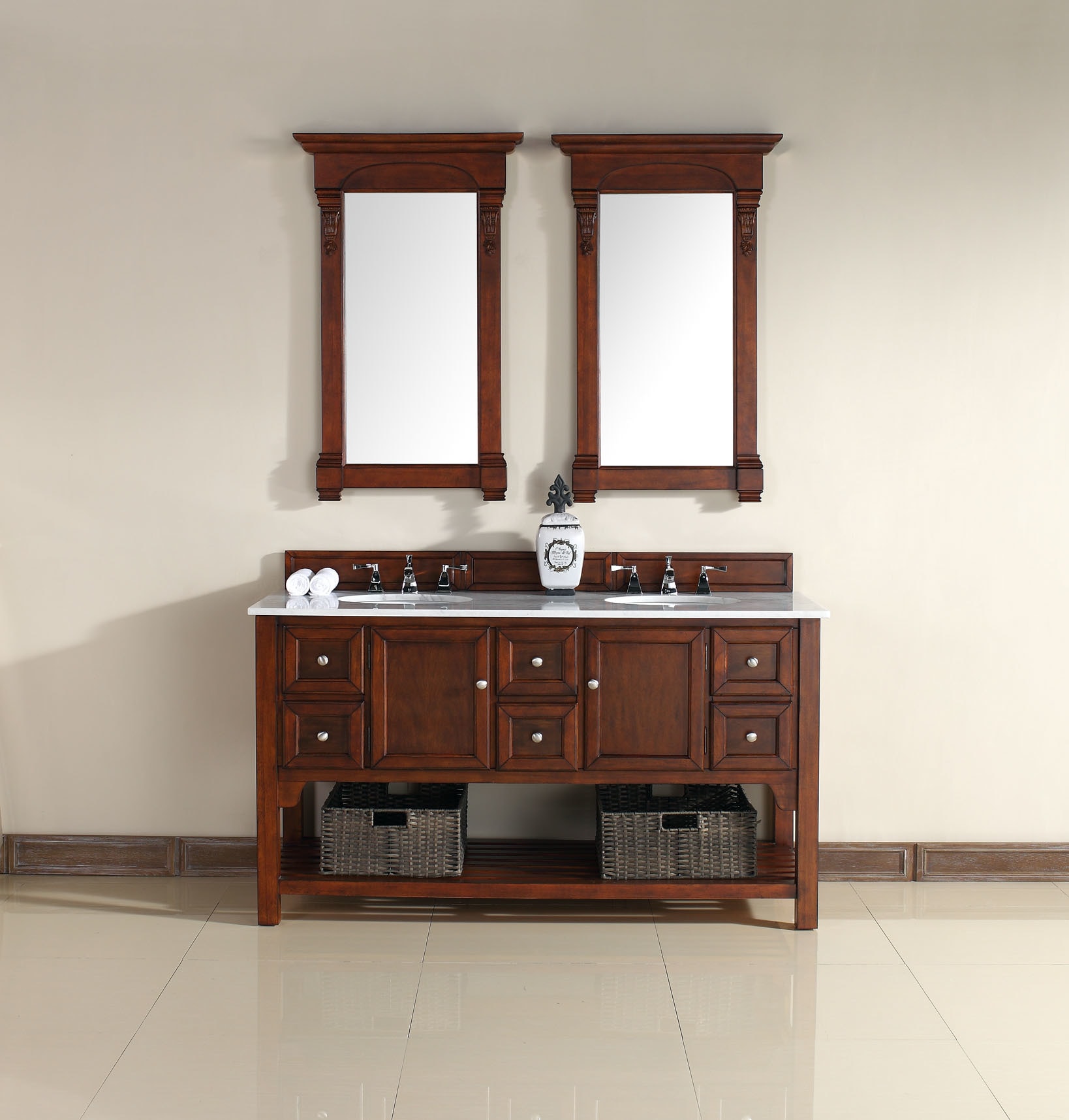 Transitional, Traditional / 60 / Guangxi Marble / Warm Cherry South Hampton Collection 0